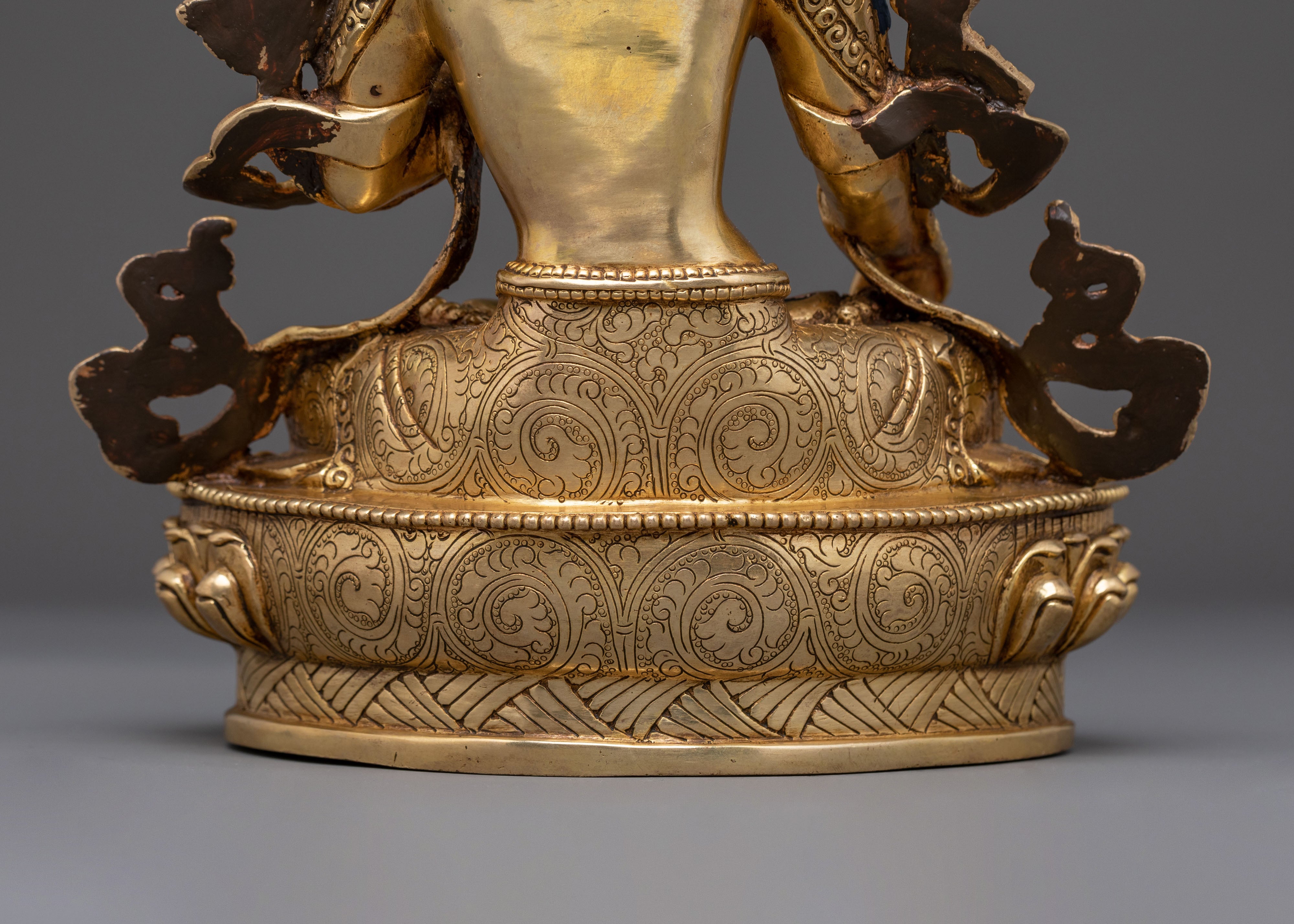 Handcrafted White Tara Sculpture | Protector Icon