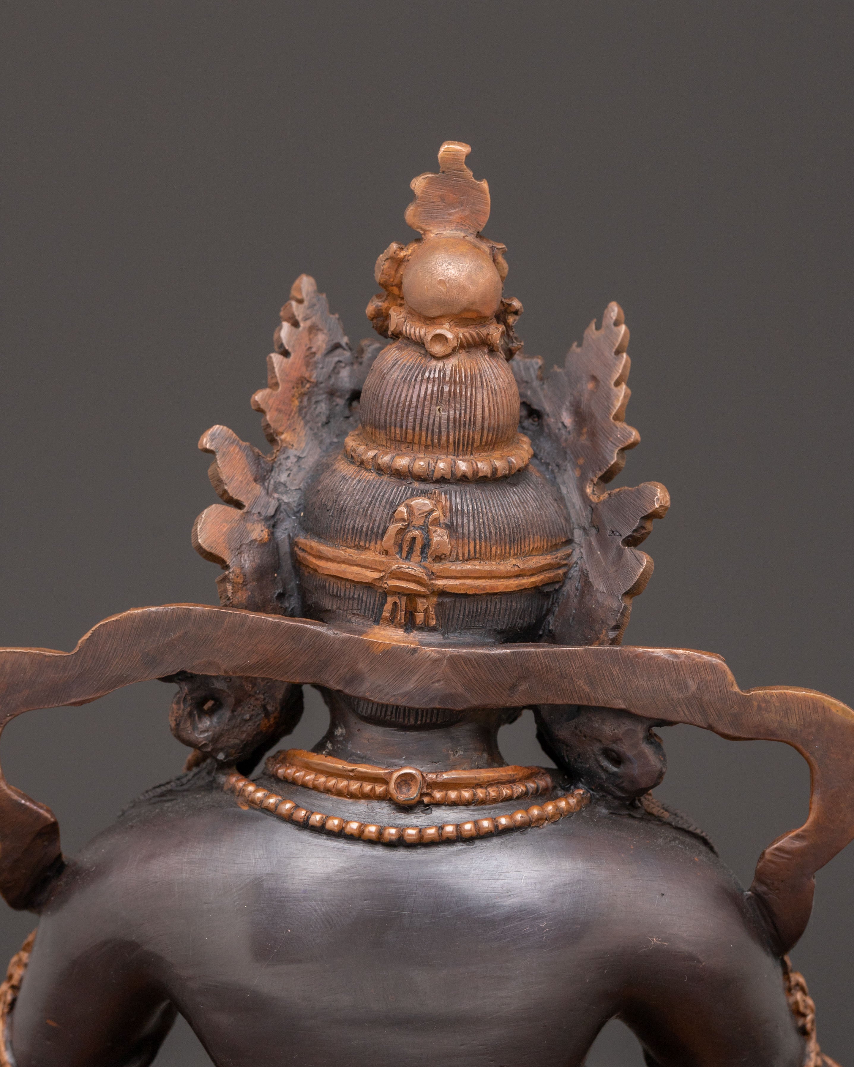 Dzambhala Statue of Wealth and Power | Traditional Buddhist Wealth Deity