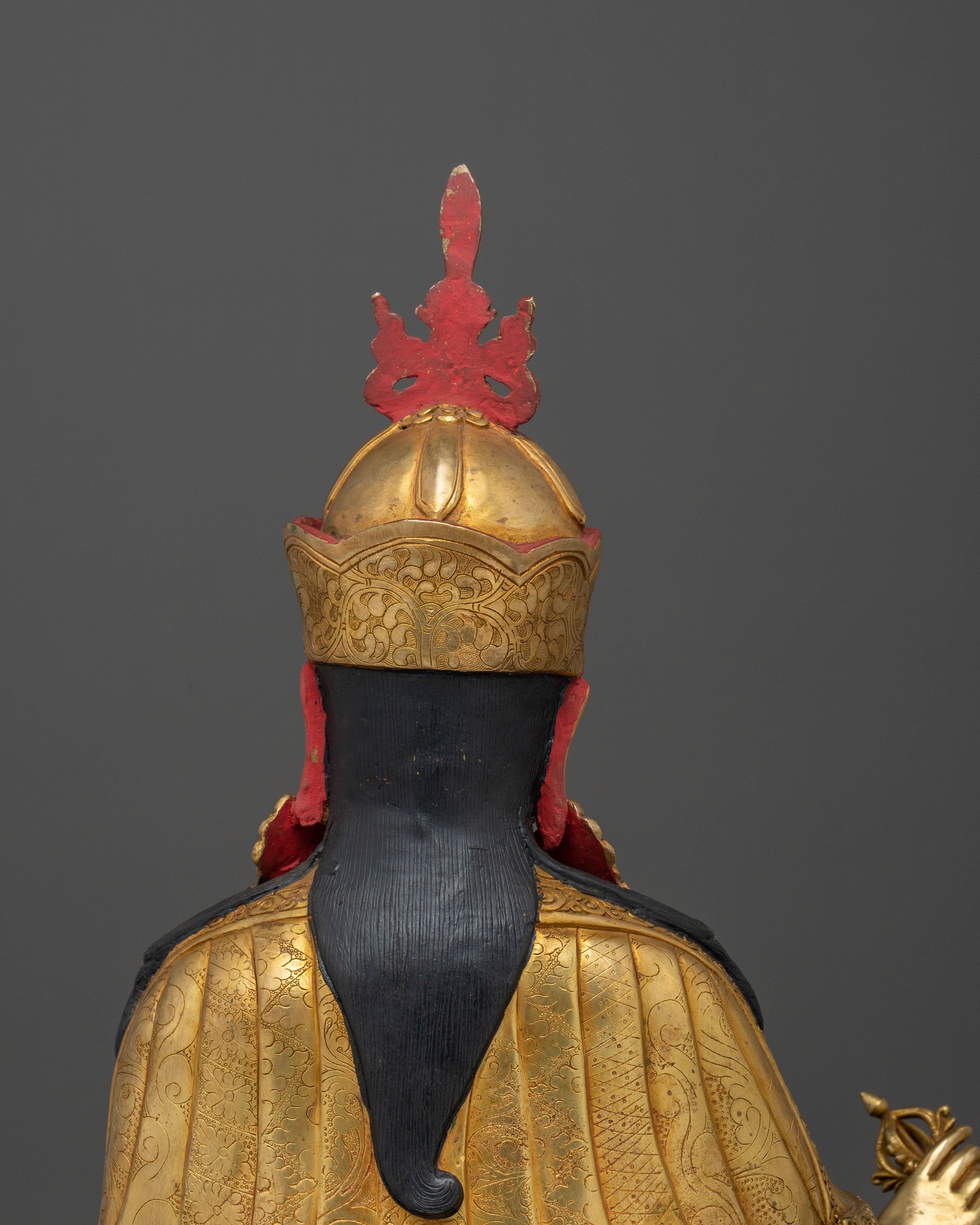 Tibetan Buddhist Sacred Figurine of Guru Rinpoche