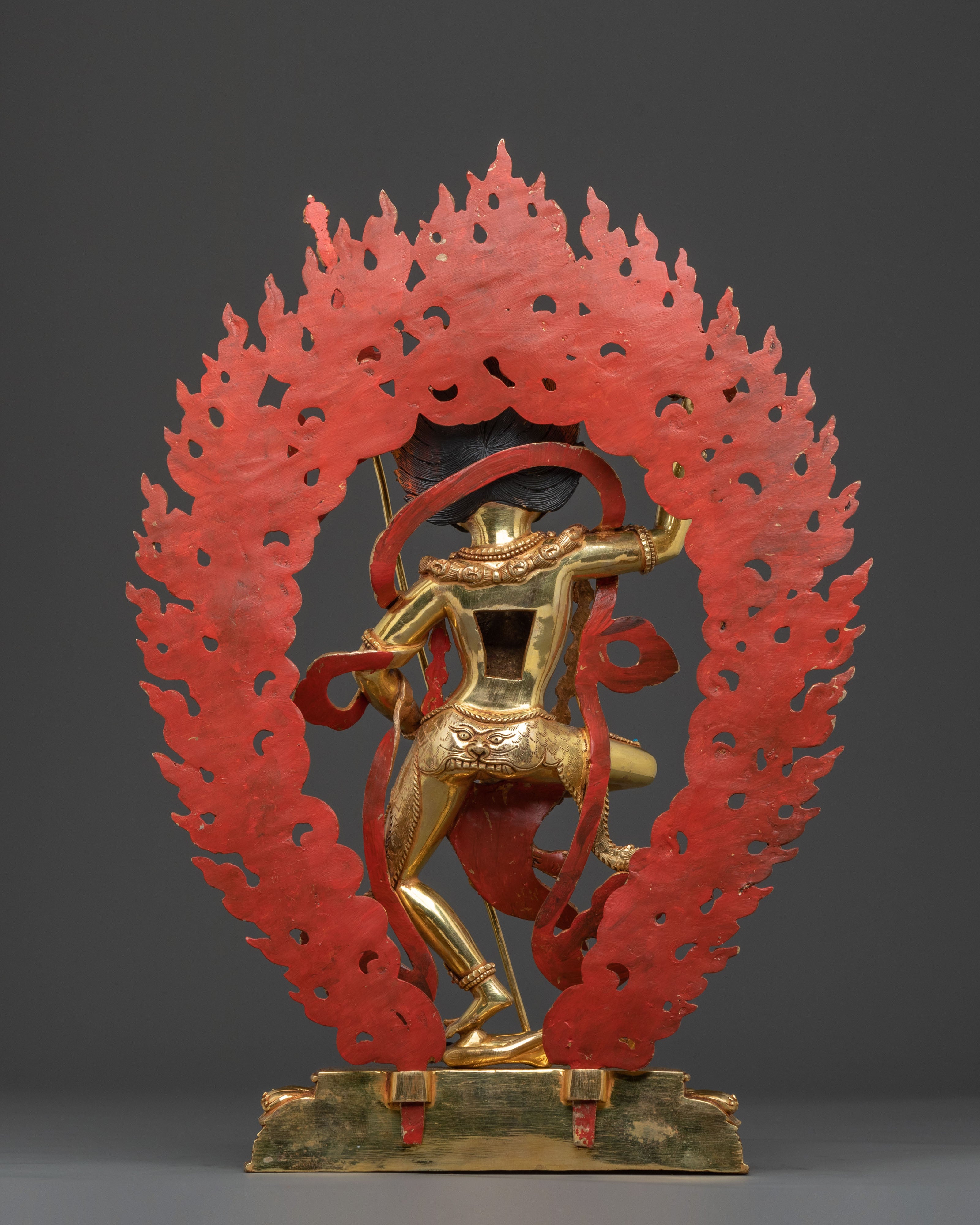 Simhamukha Sacred Sculpture | Lion-Faced Wisdom Dakini