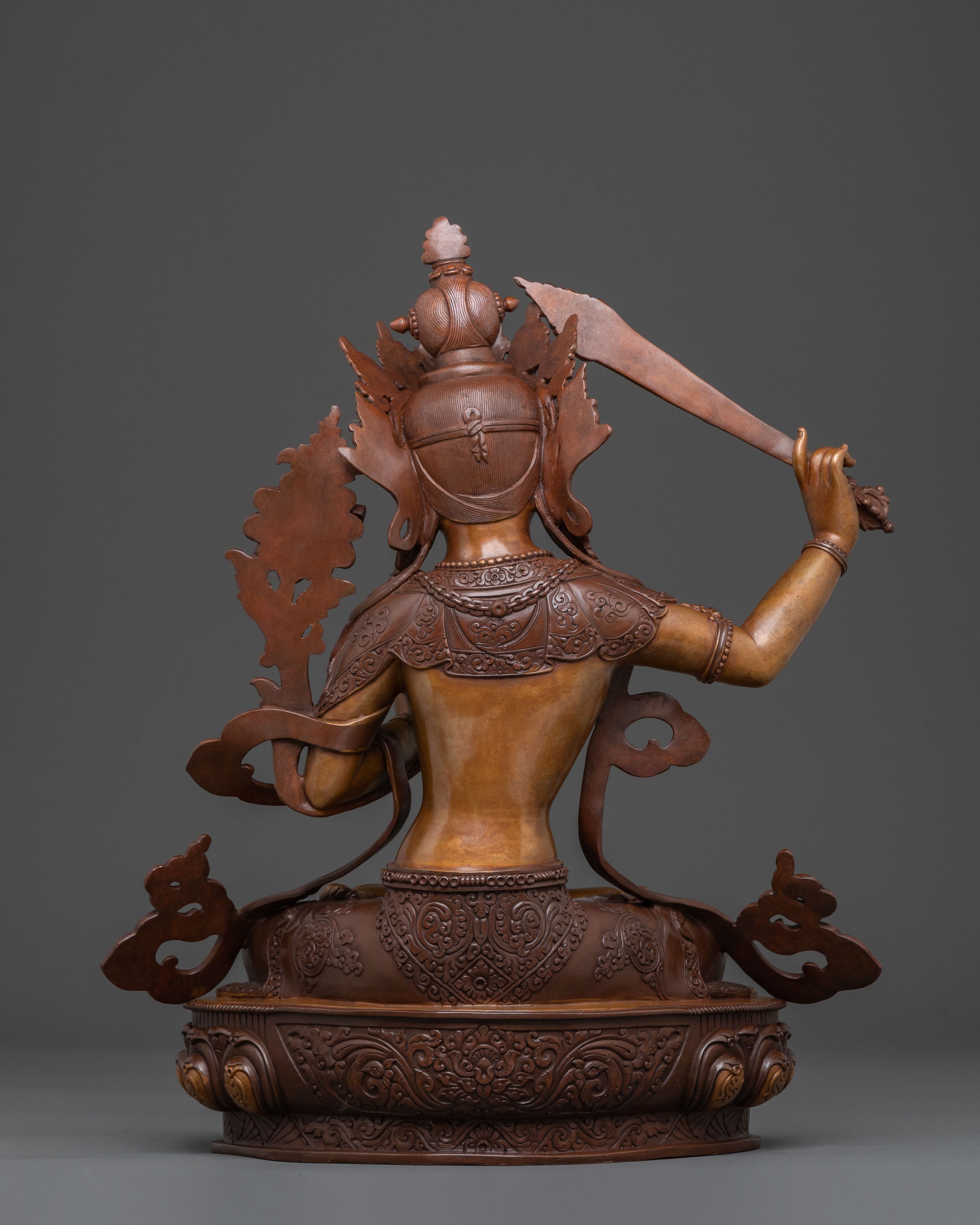 Himalayan Manjushri Traditional Statue | Symbol of Wisdom & Compassion