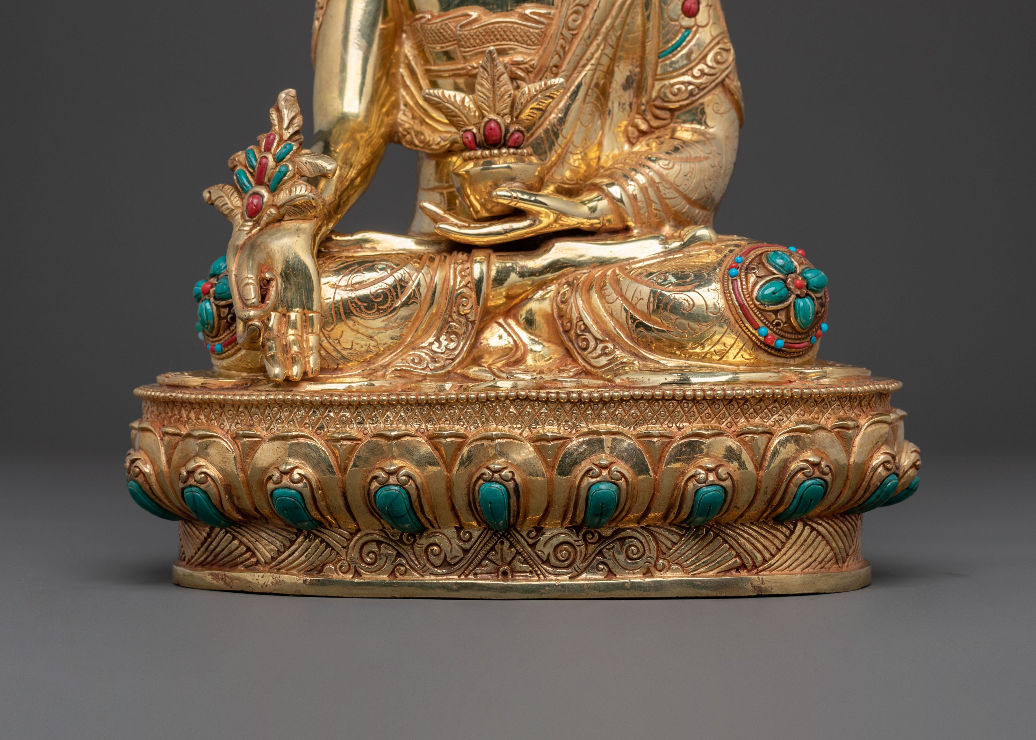 Bhaiṣajyaguru Traditional Statue: Spiritual Healer