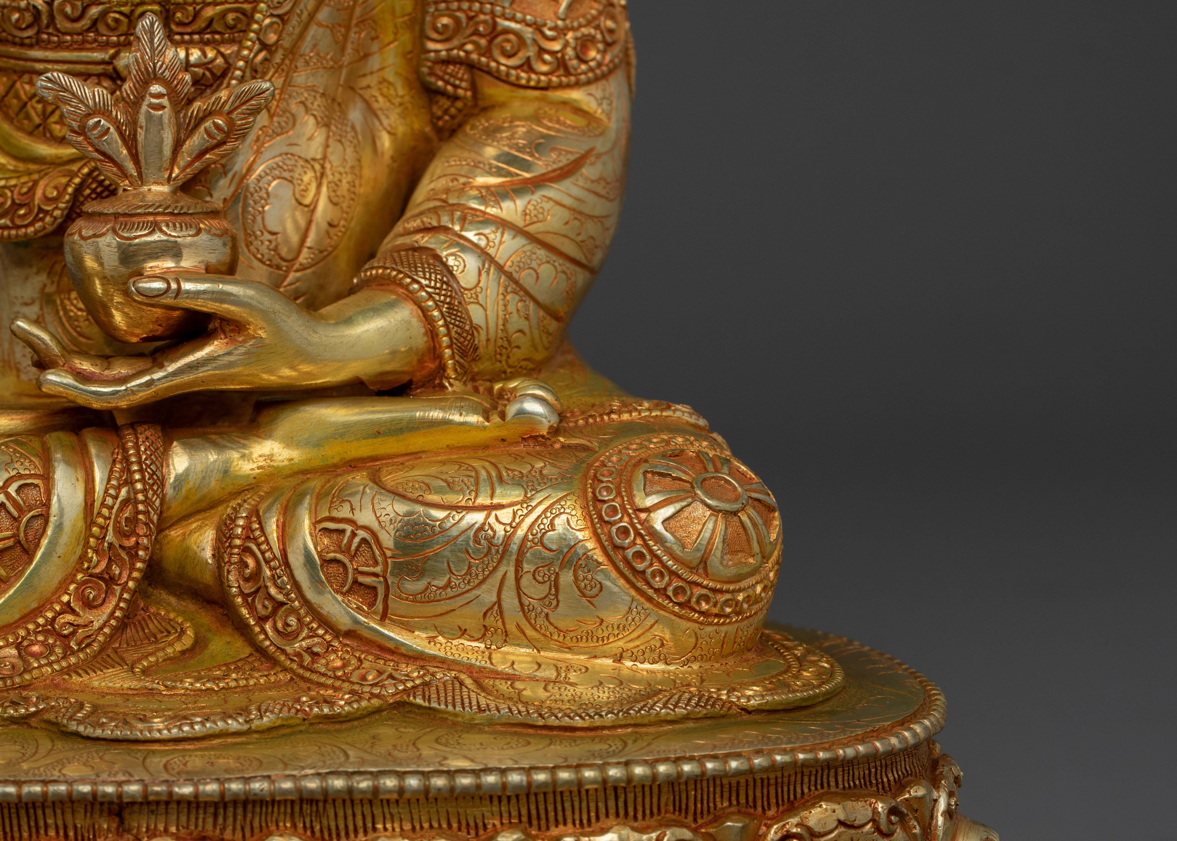 Handmade Medicine Buddha Statue of Spiritual Healing