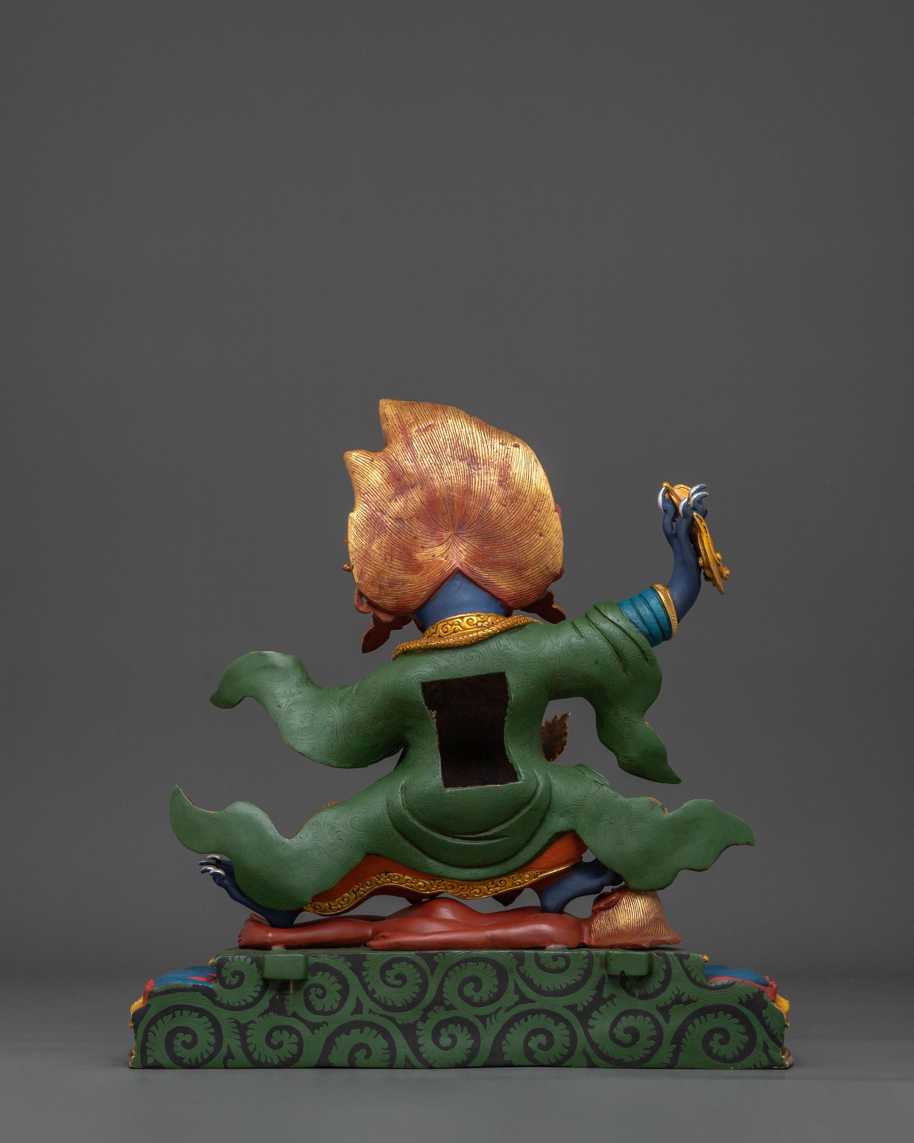 Handmade Mahakala Bernakchen Sculpture | Home Decor