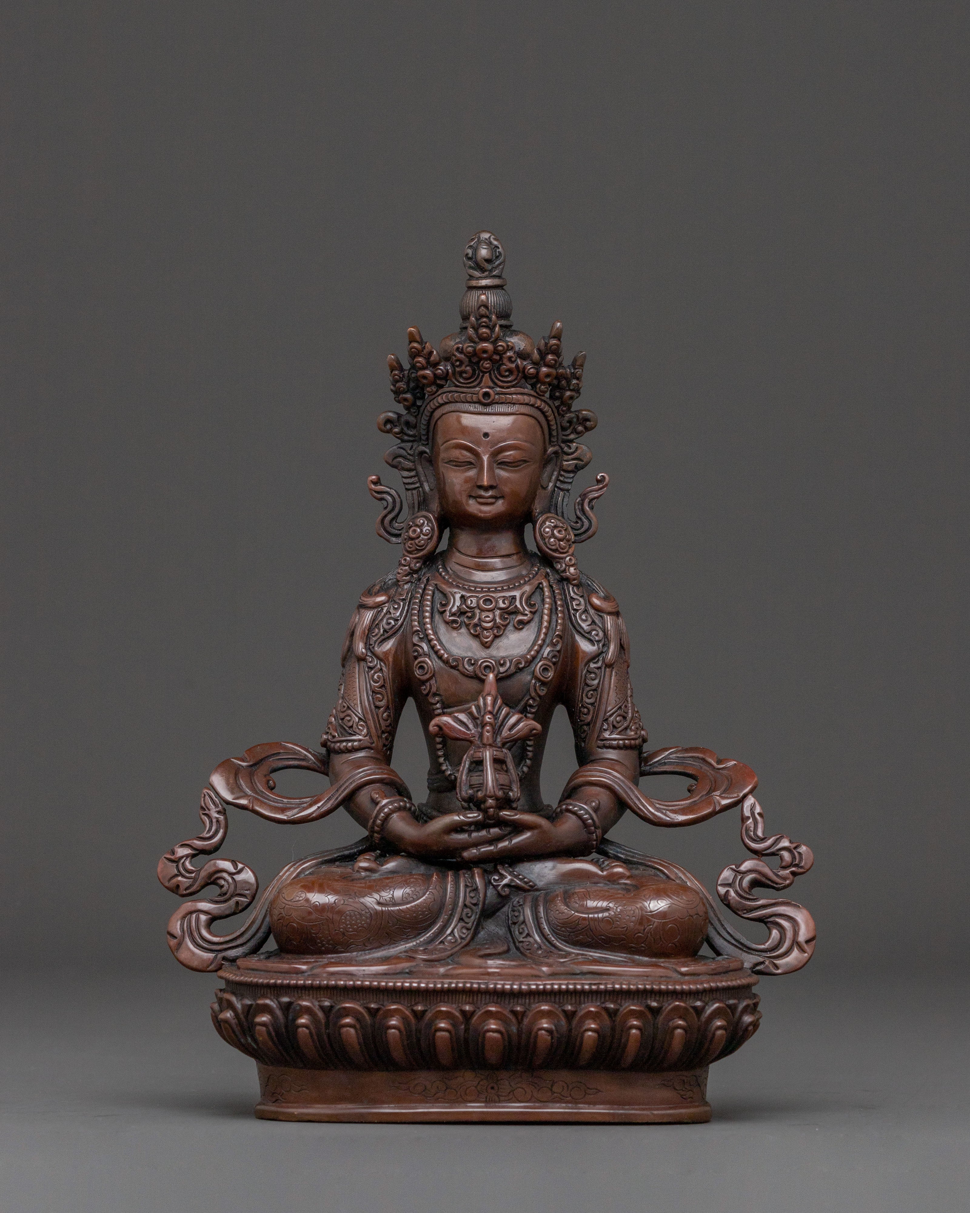 Infinite Life Amitayus Buddha Statue | Longevity Deity