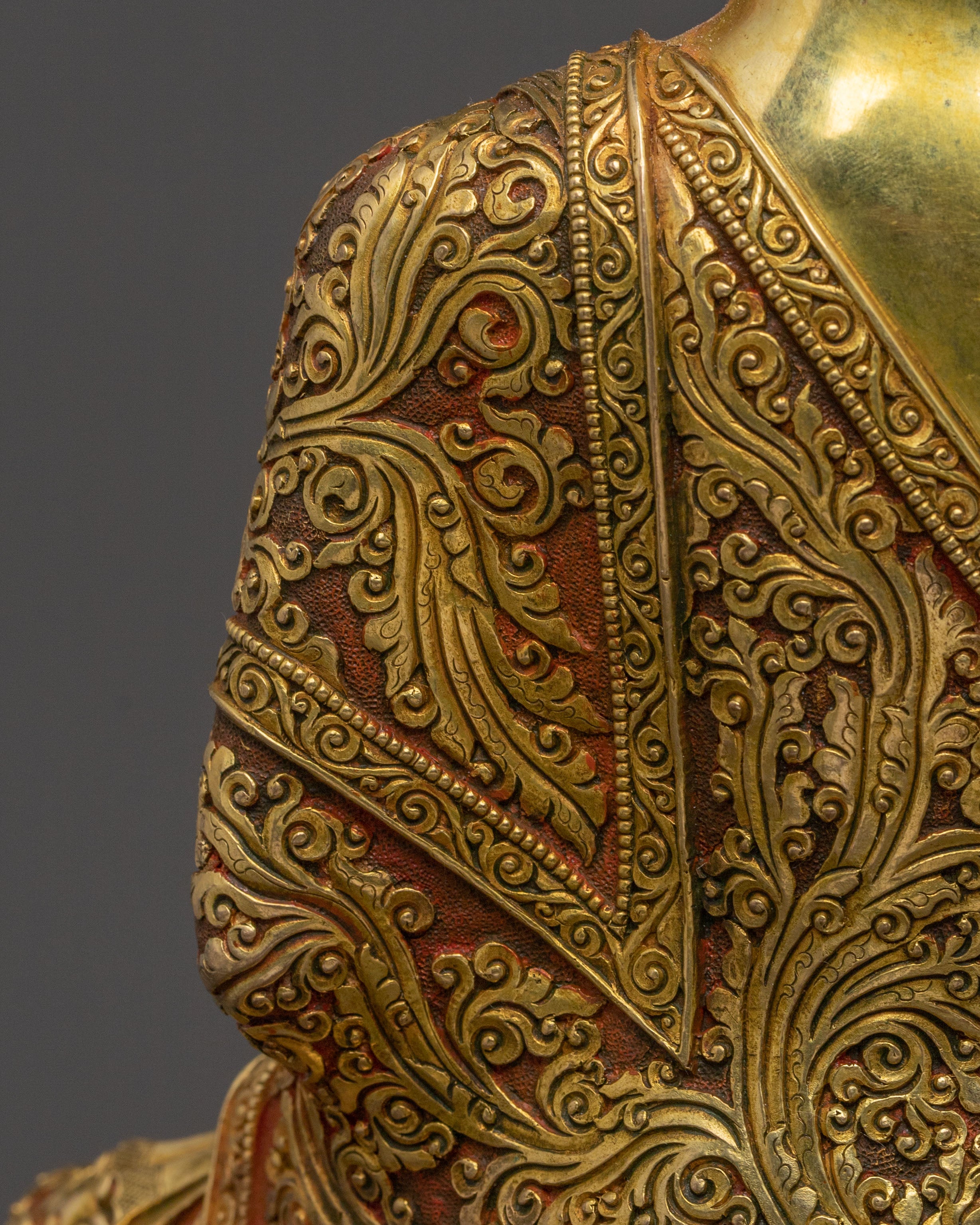 Handmade Shakyamuni Buddha Dharma Statue for Altars