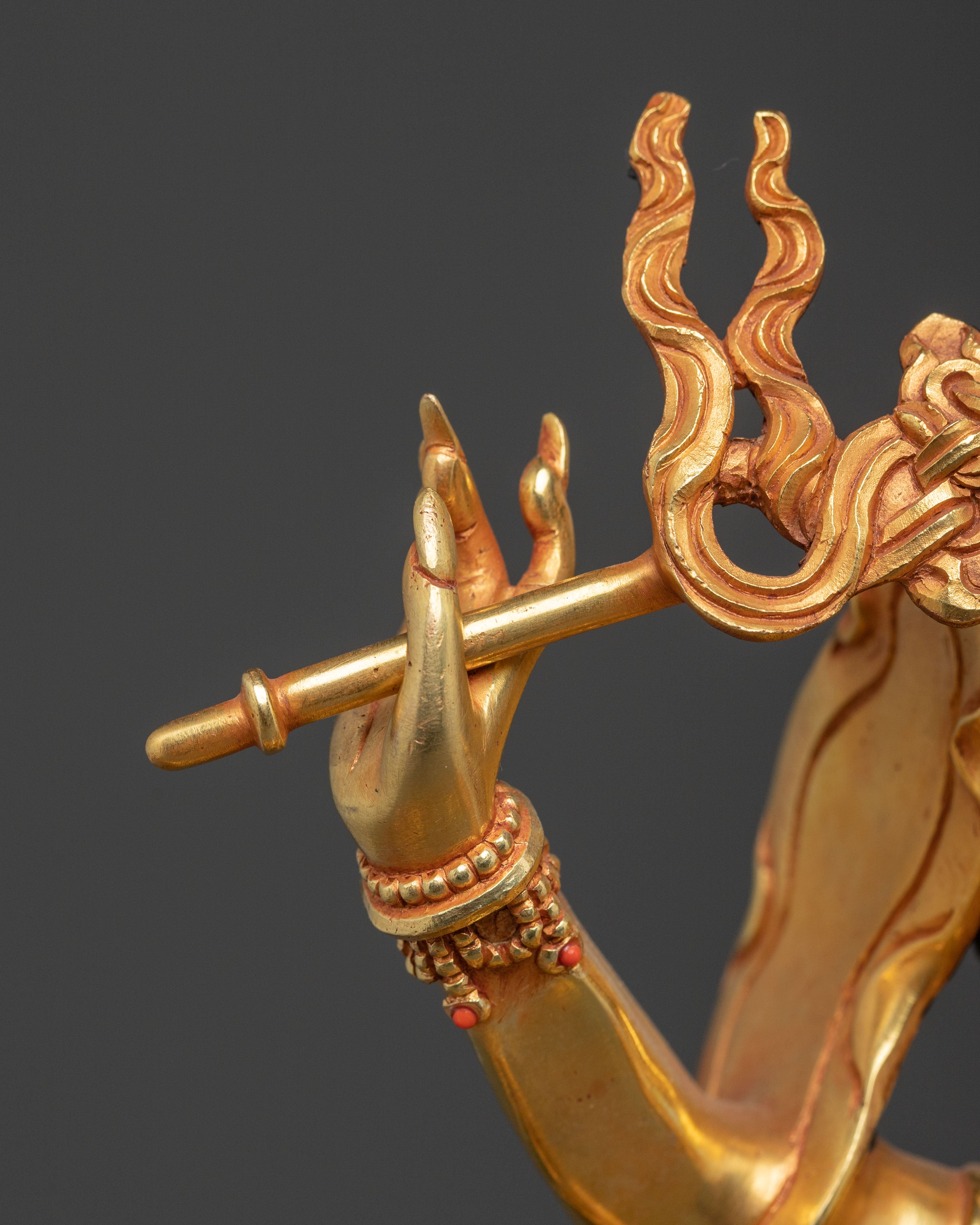 Palden Lhamo Golden Statue | Fierce Protector