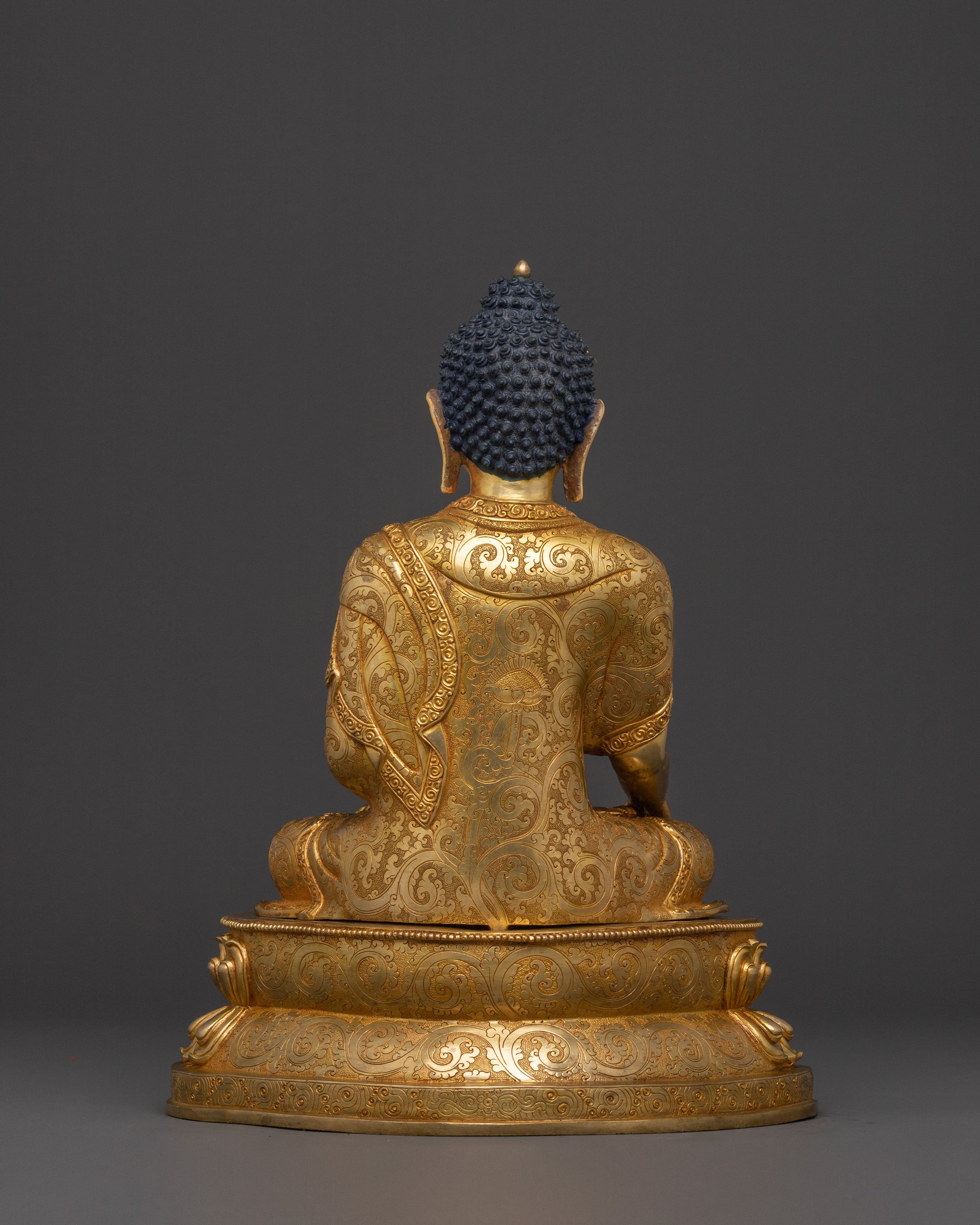 Shakyamuni Buddha Golden Statue | Peaceful Presence