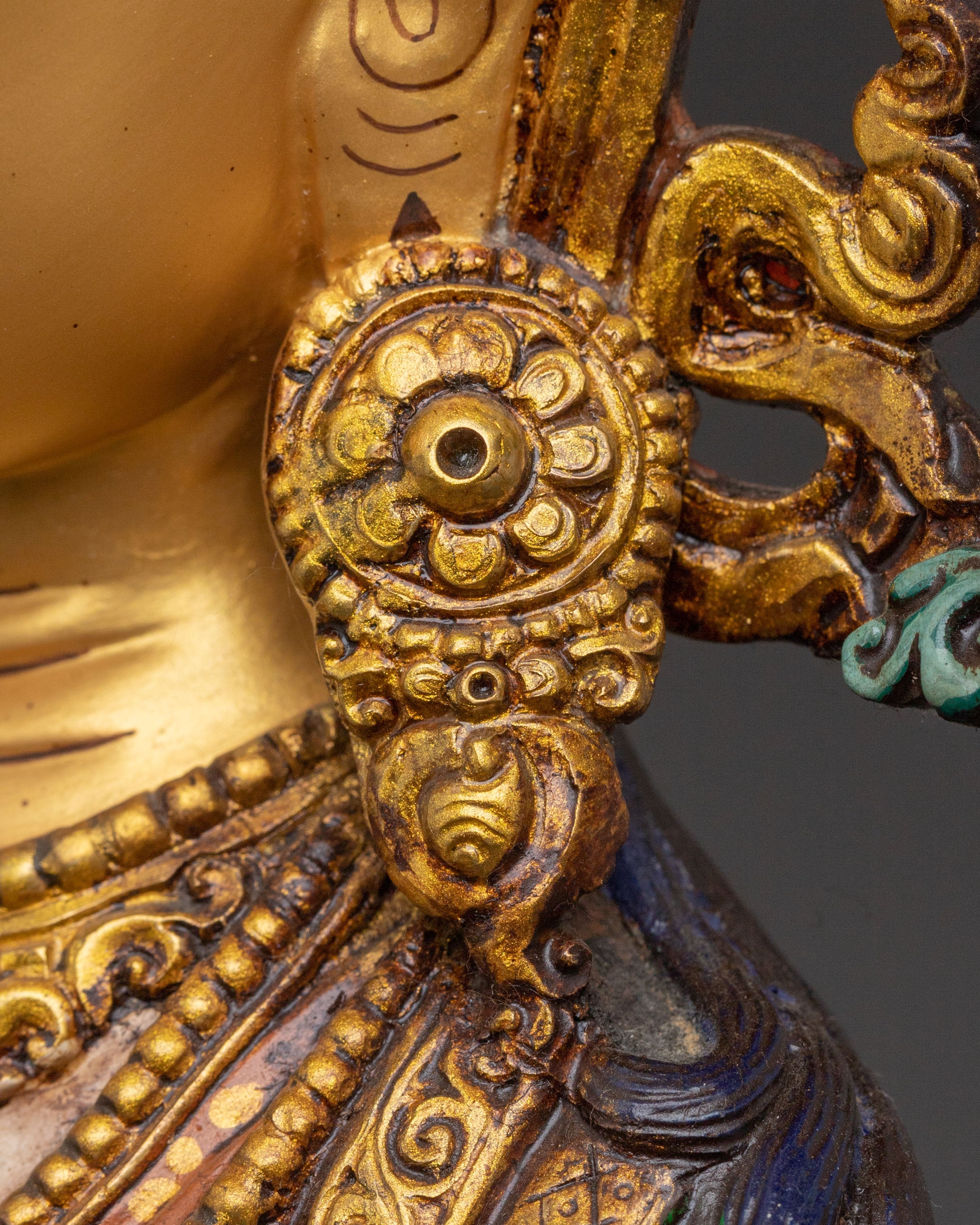 White Tara 24K Gold Gilded Statue | Longevity Icon