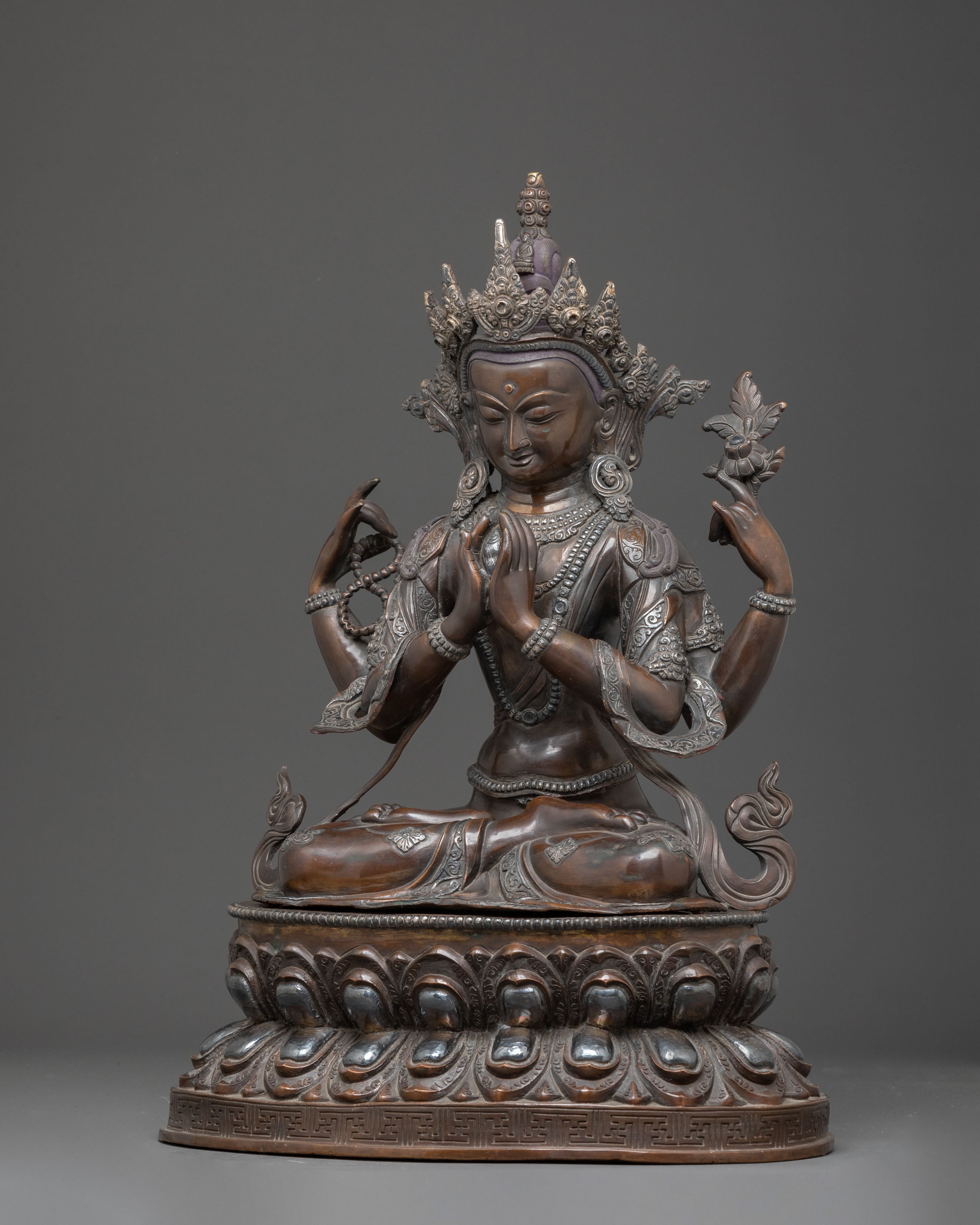 Compassion Buddha Chenrezig Statue | Avalokiteshvara Figurine