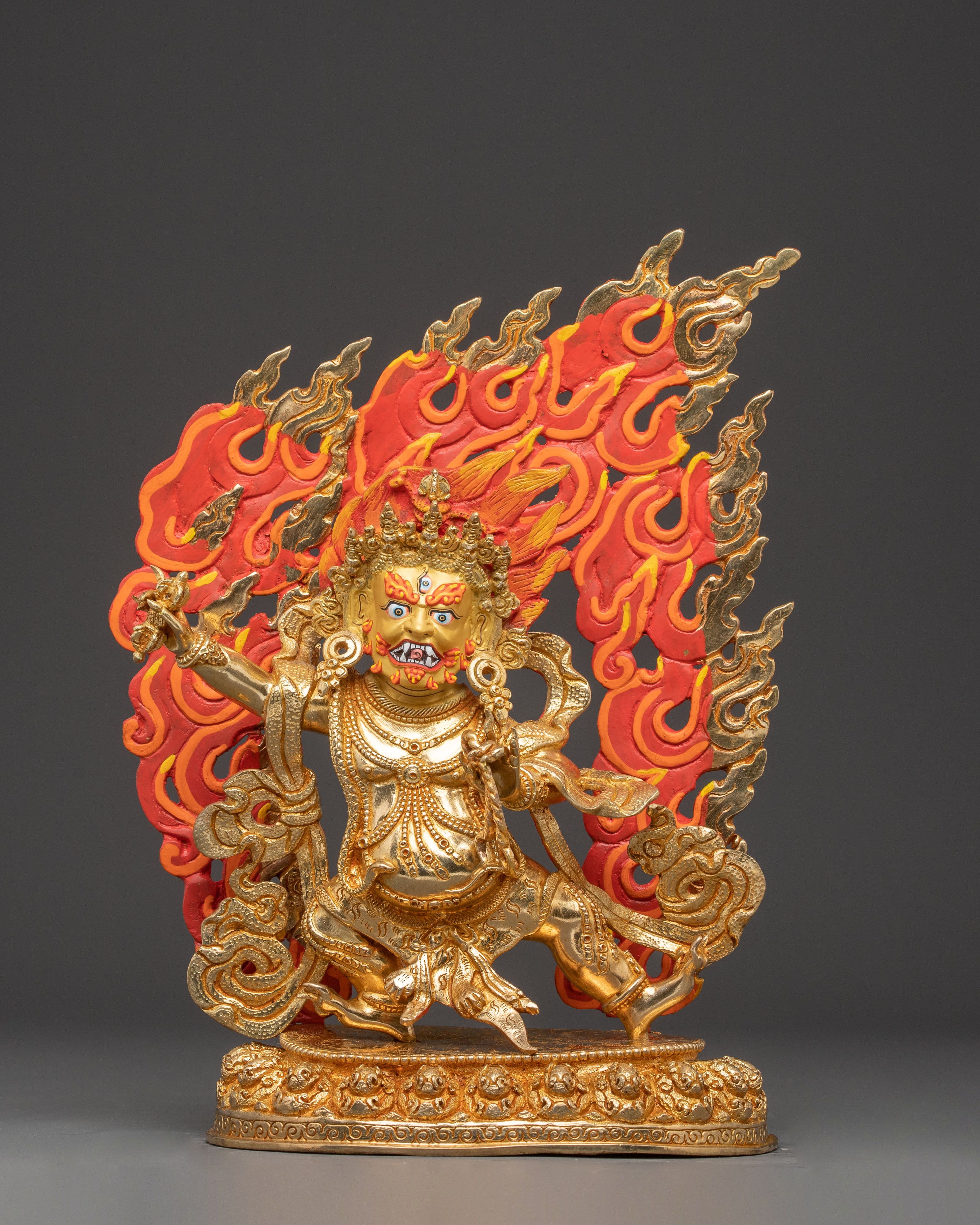 Handcrafted Vajrapani Statue: Protector of All Buddhas