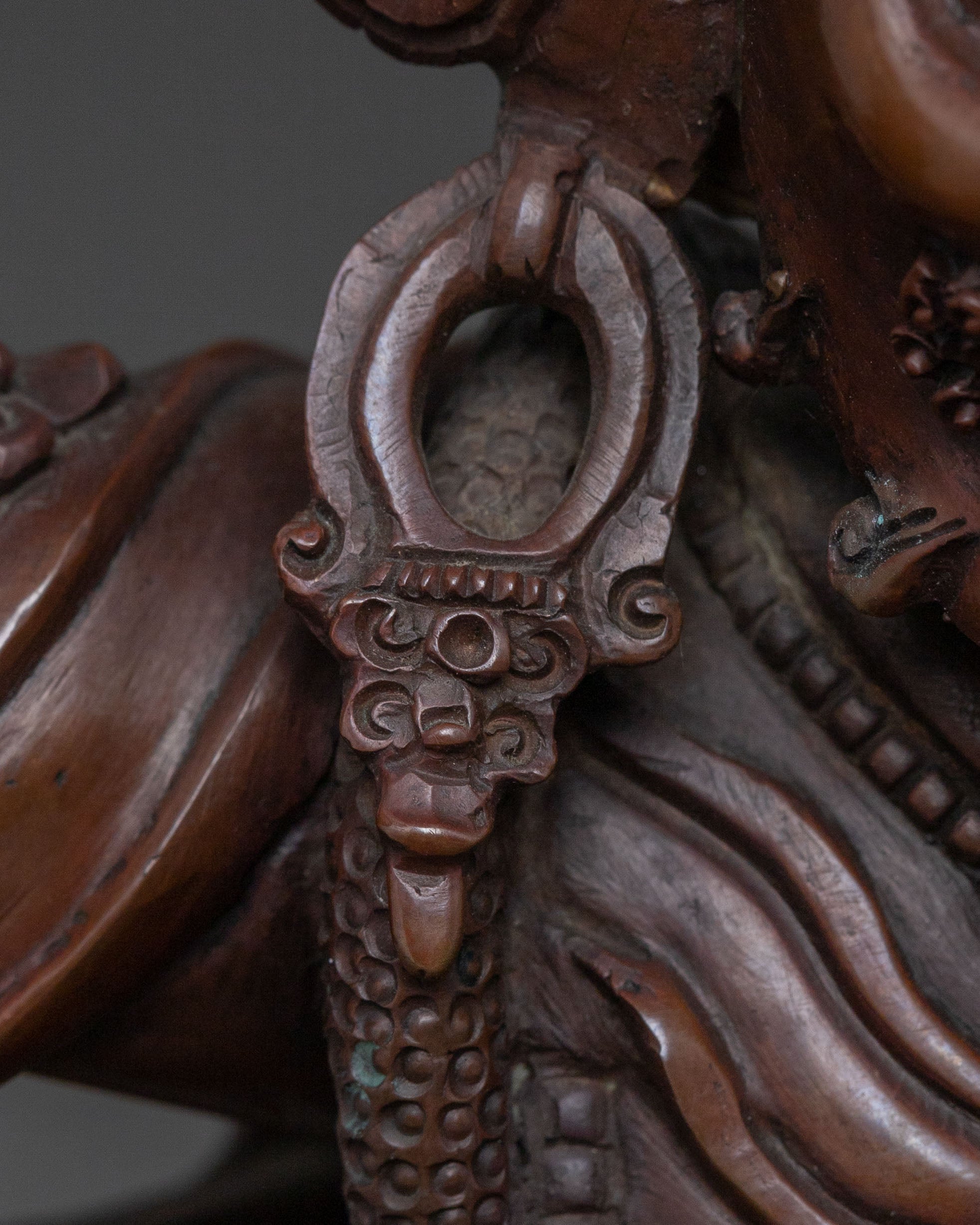 Dandapani Sacred Statue | Oxidized Copper Body