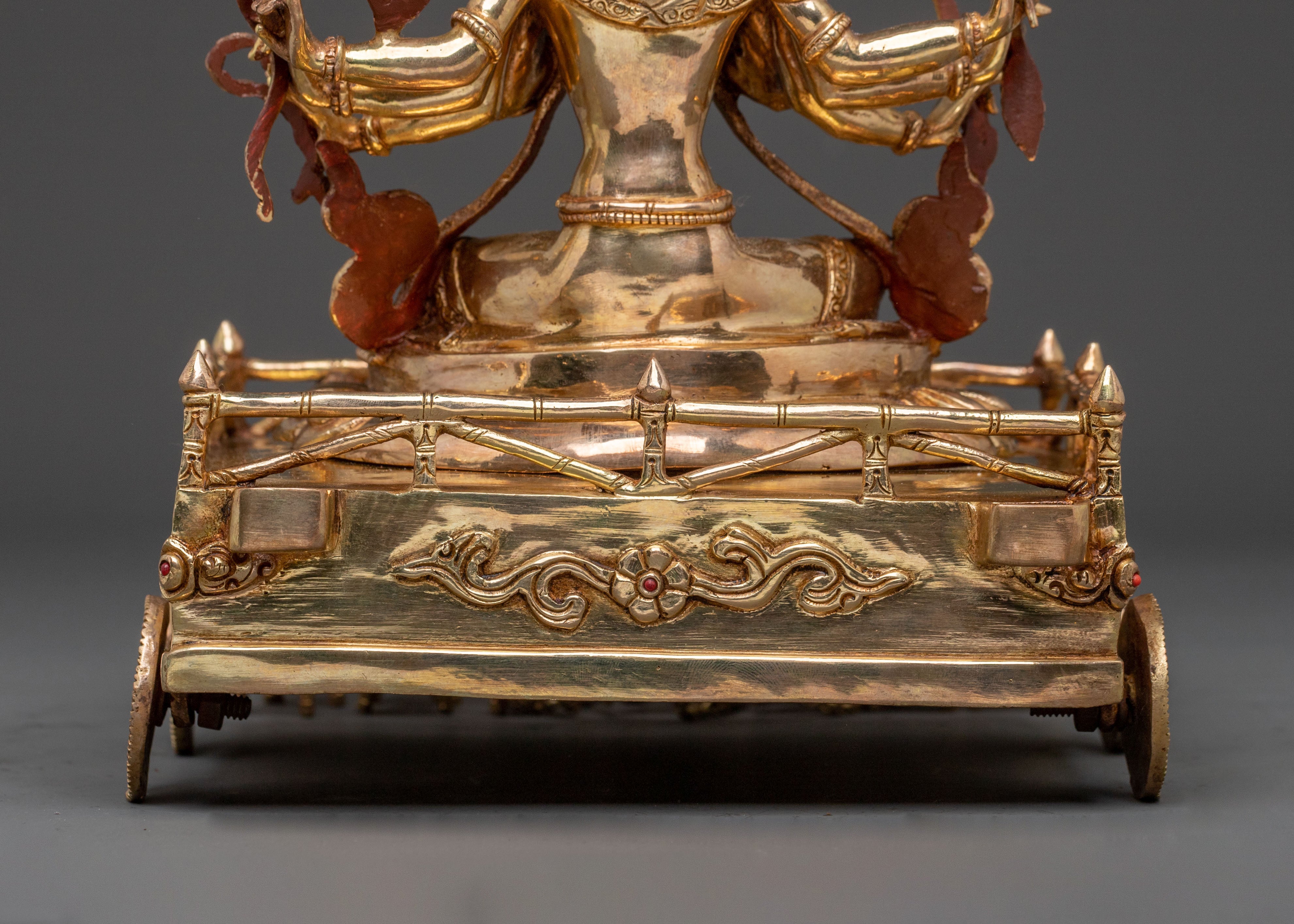 Goddess Marichi Statue with 24K Gold Gilding
