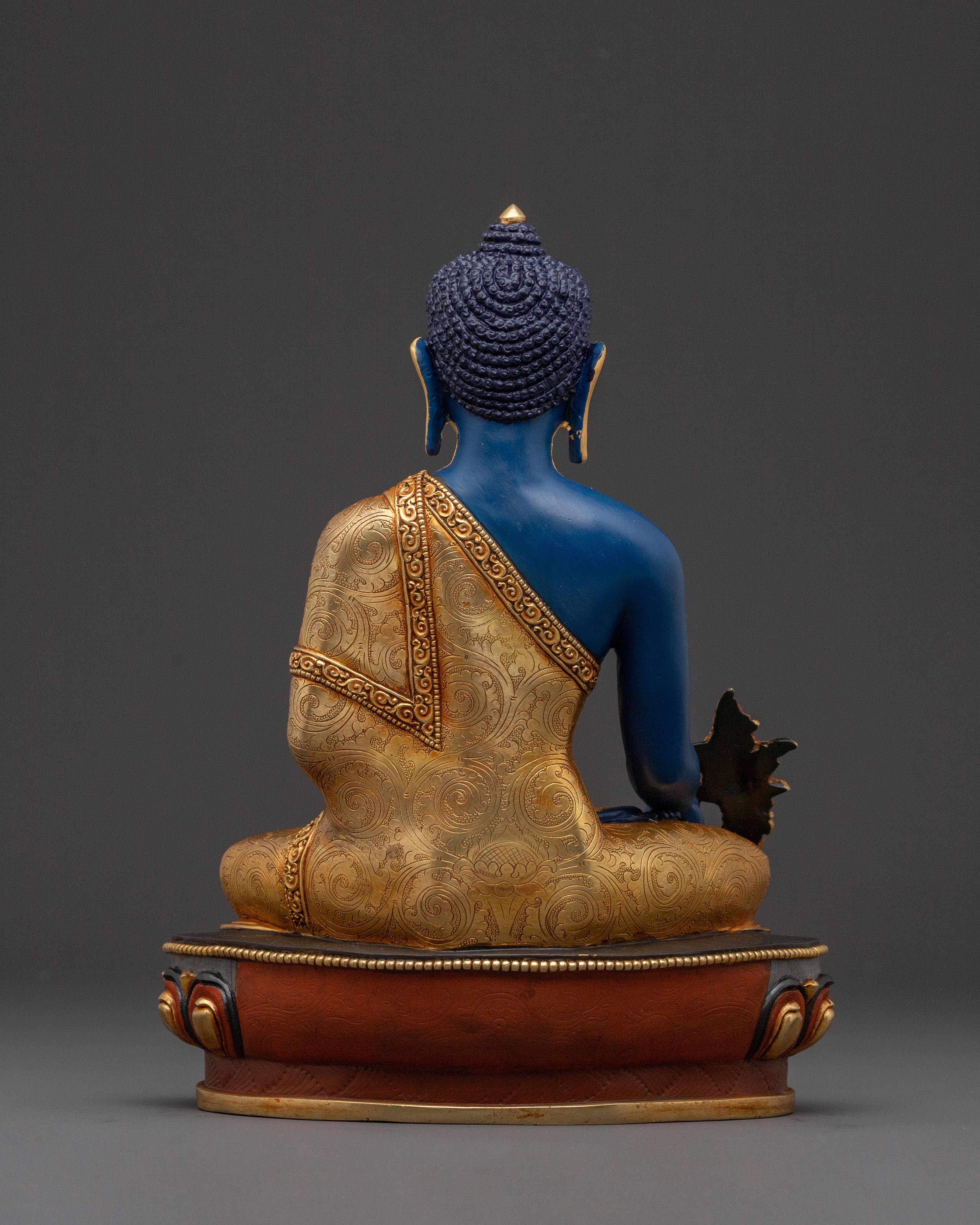 Medicine Buddha Spiritual Statue | Guardian of Health