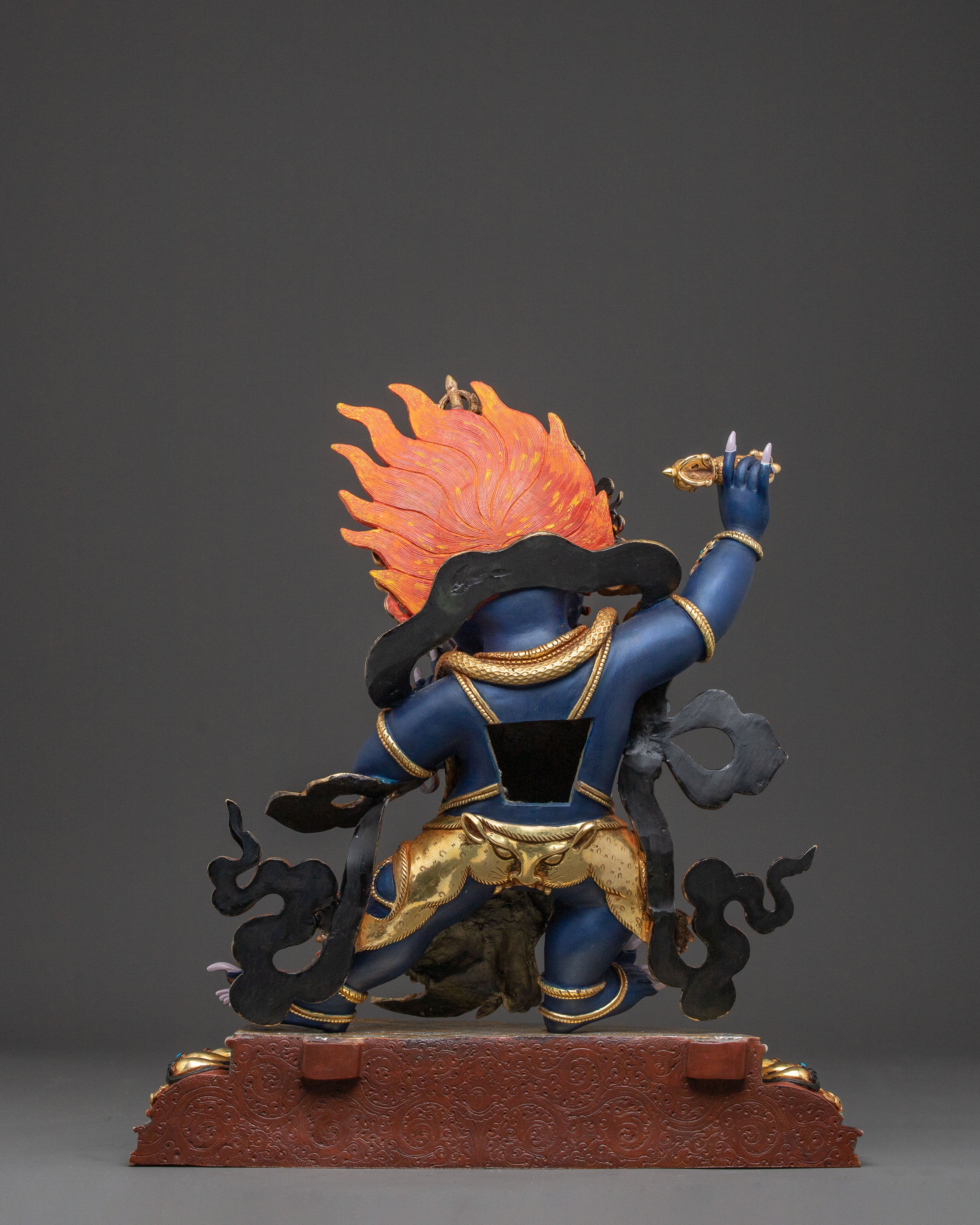 Divine Vajrapani Statue | Powerful Tibetan Guardian Deity