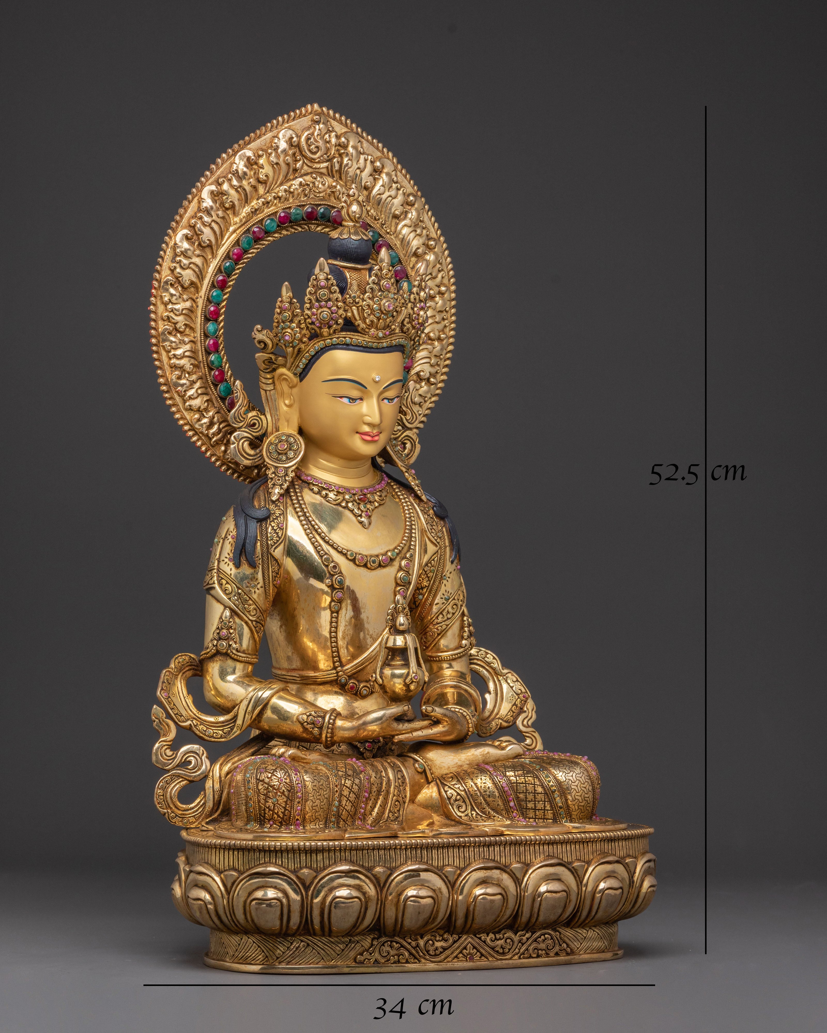 Amitayus Endless Wisdom Statue | Spiritual Home Decor