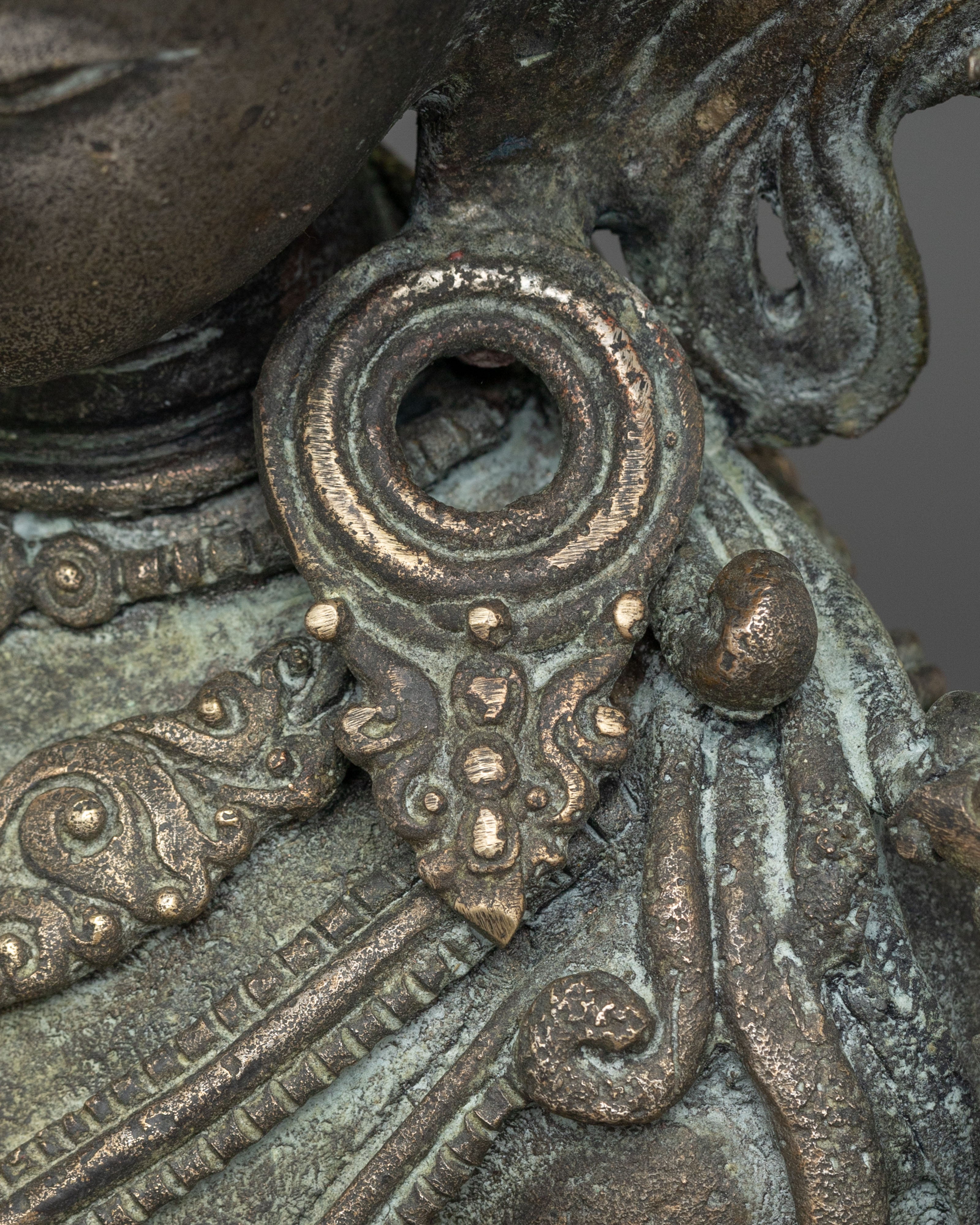 Tikshna Manjushri Spiritual Copper Statue | Antique Finish