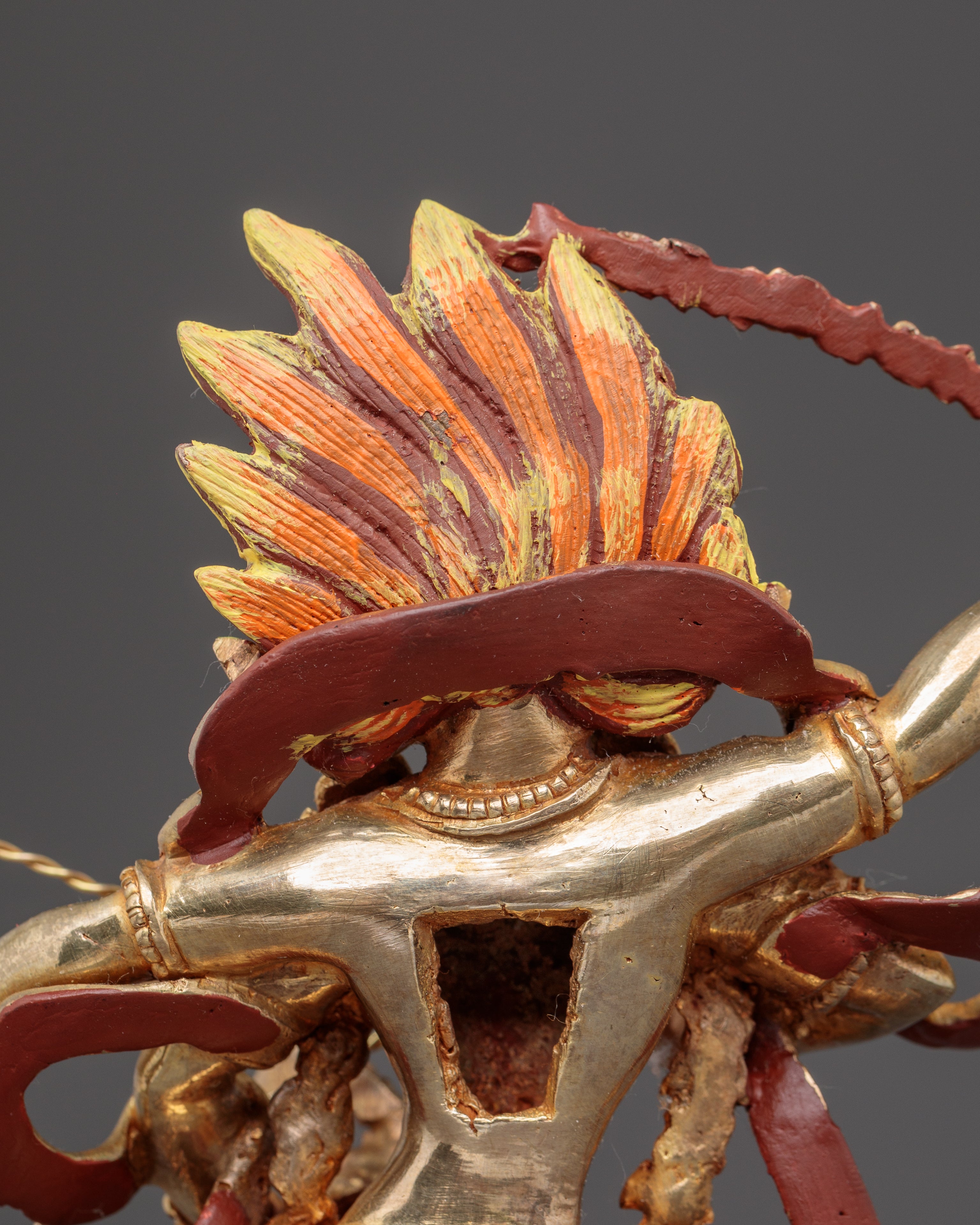 Golden Statue of Dakini Kurukulla | Tantric Goddess of Love