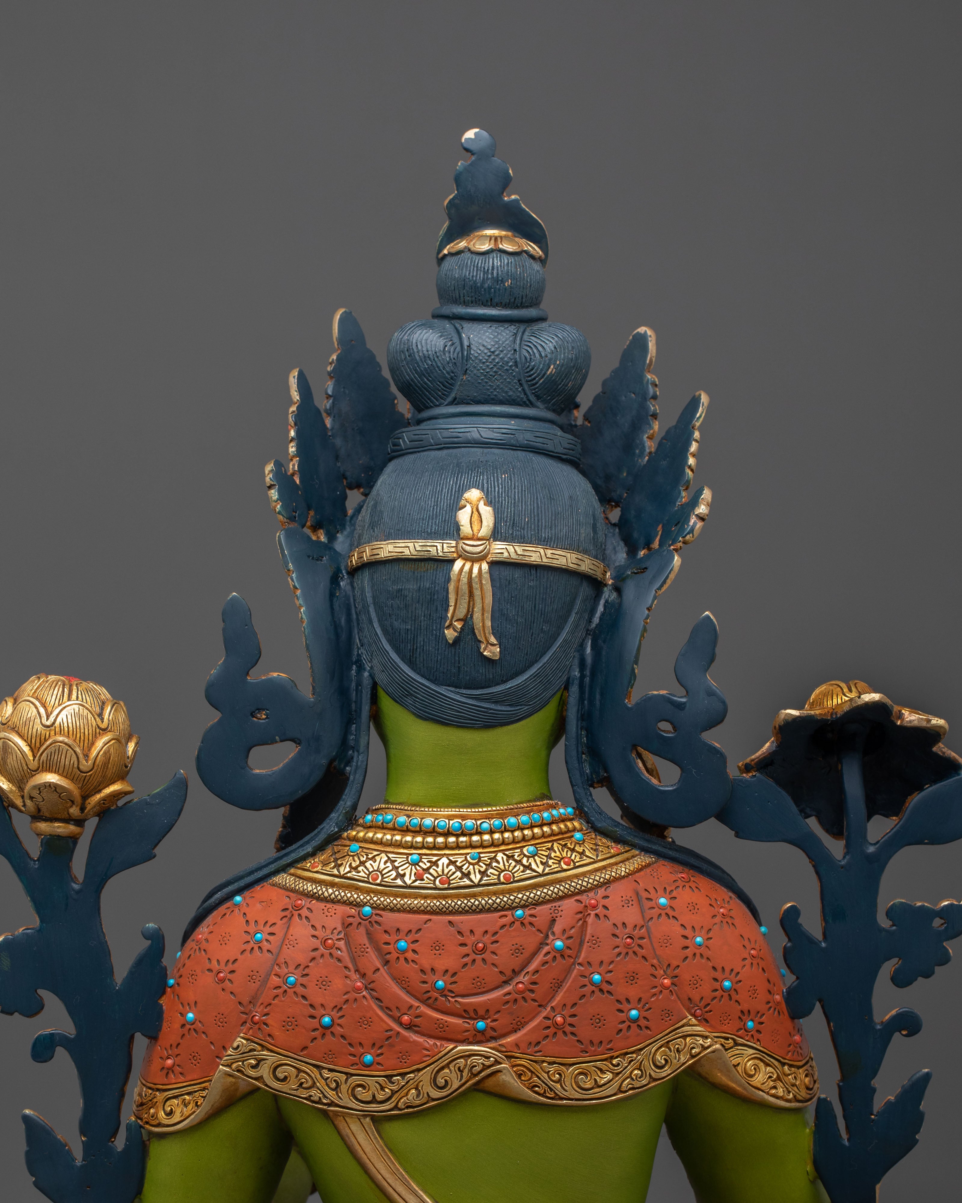 Green Tara Statue | Peaceful Buddhist Guardian