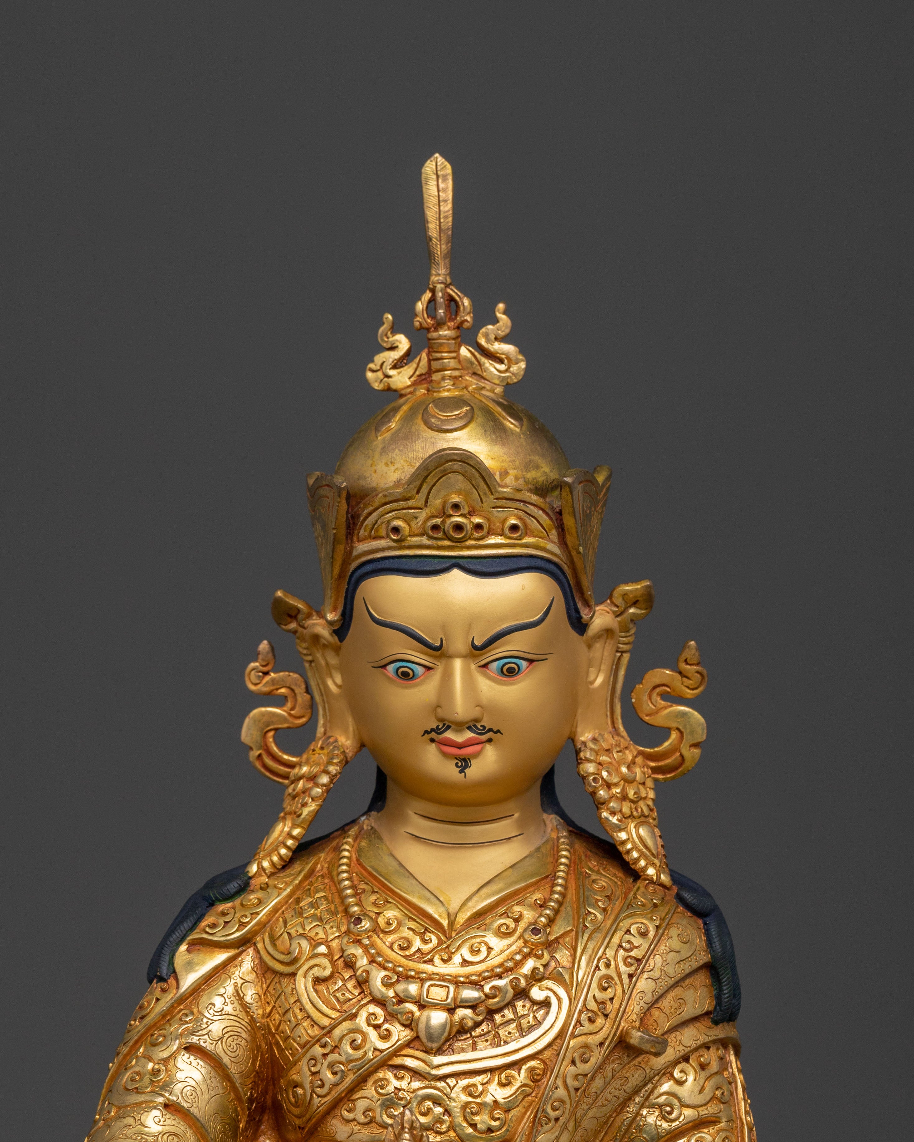 Handmade Guru Rinpoche Statue | Spiritual Protector
