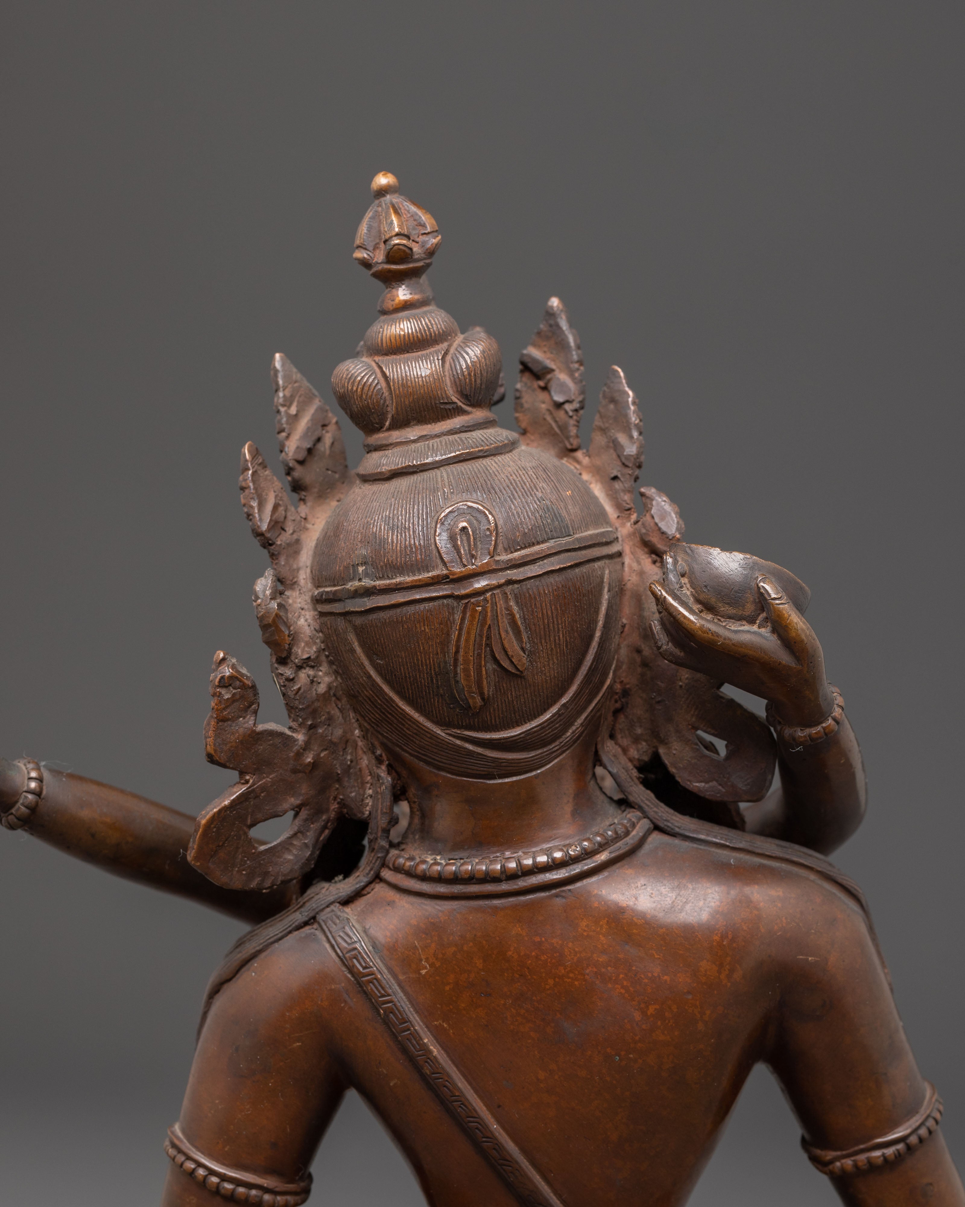 Handmade Sacred Vajrasattva with Consort Statue | Tantric Deity