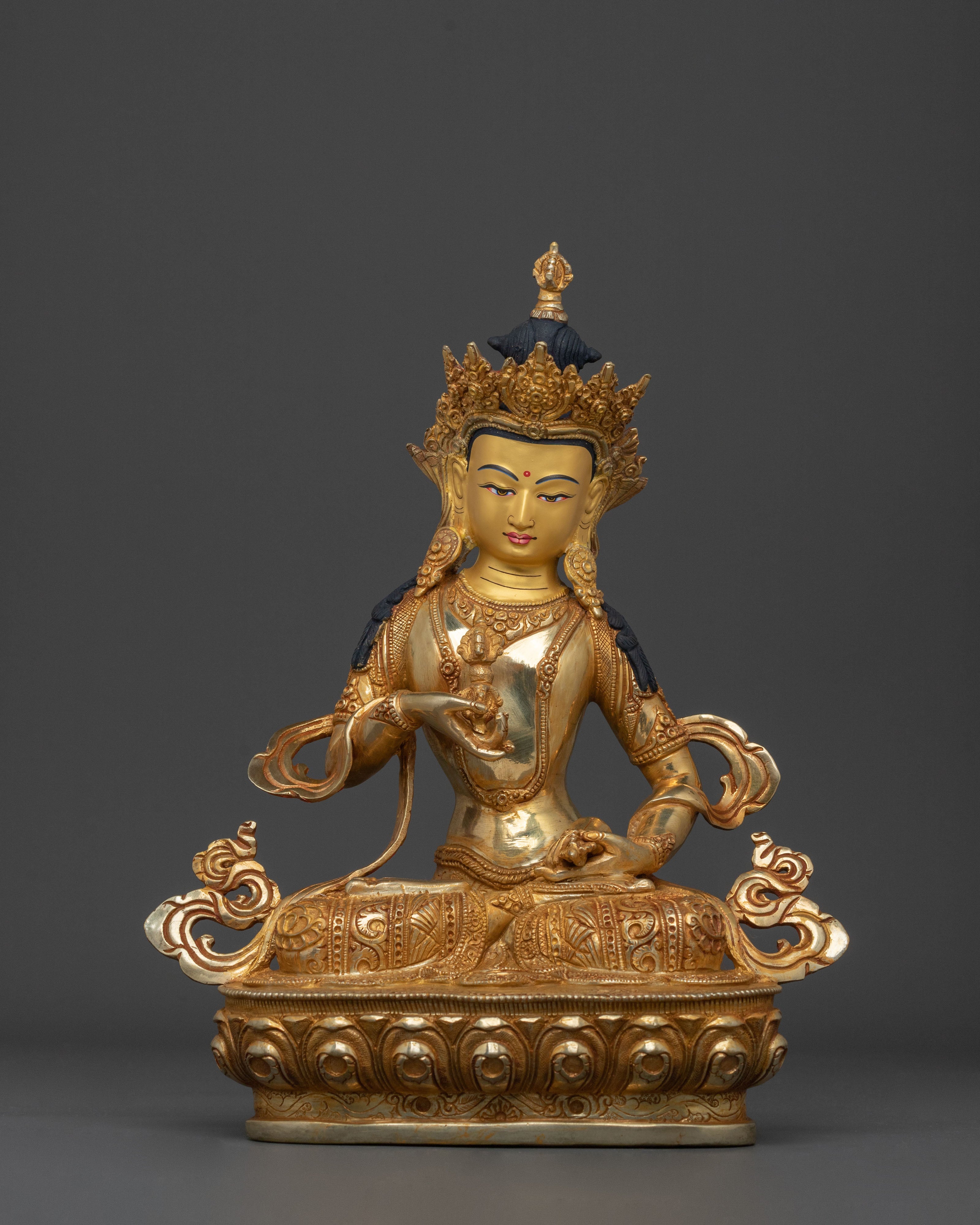 Seated Vajrasattva Statue | Tibetan Buddhist Wisdom Sculpture