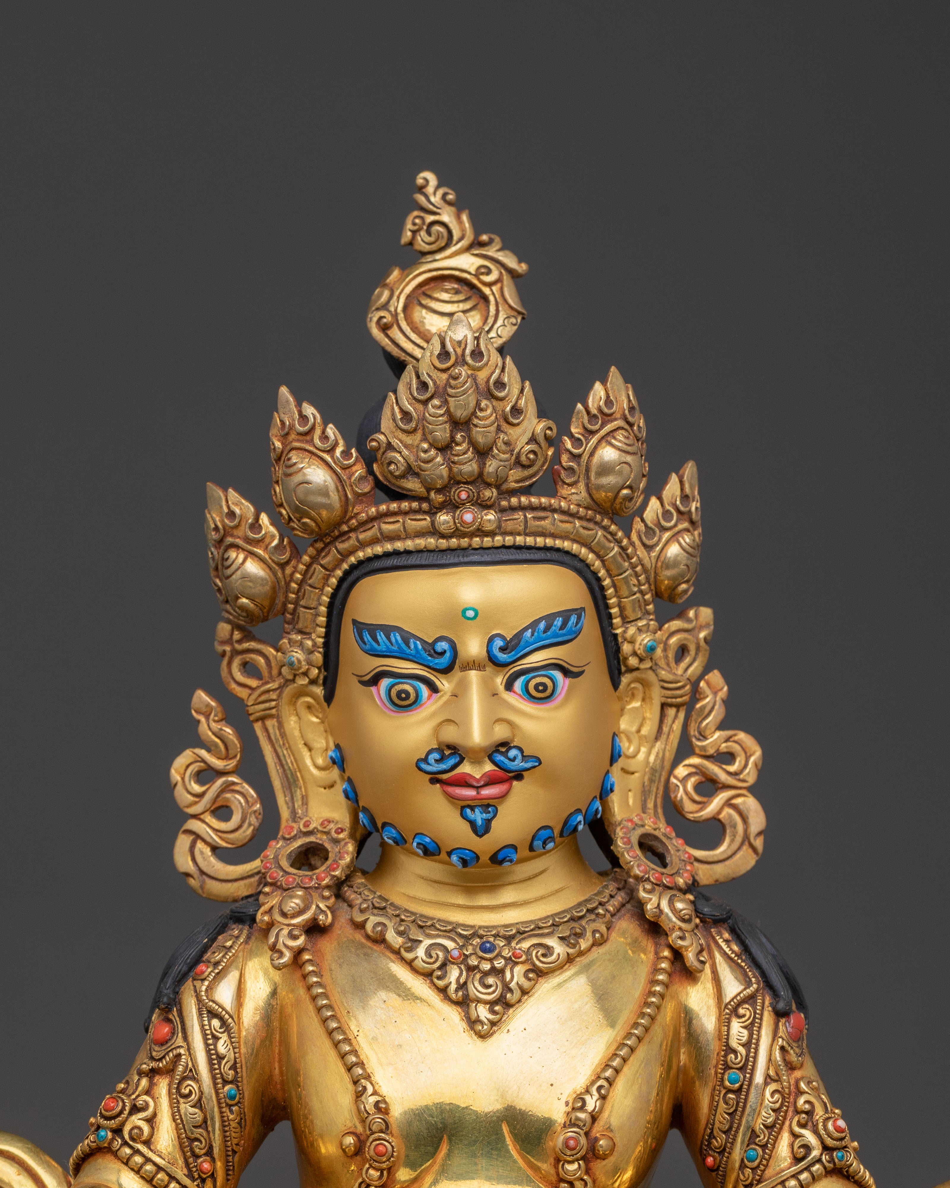 Golden Dzambhala Sacred Statue