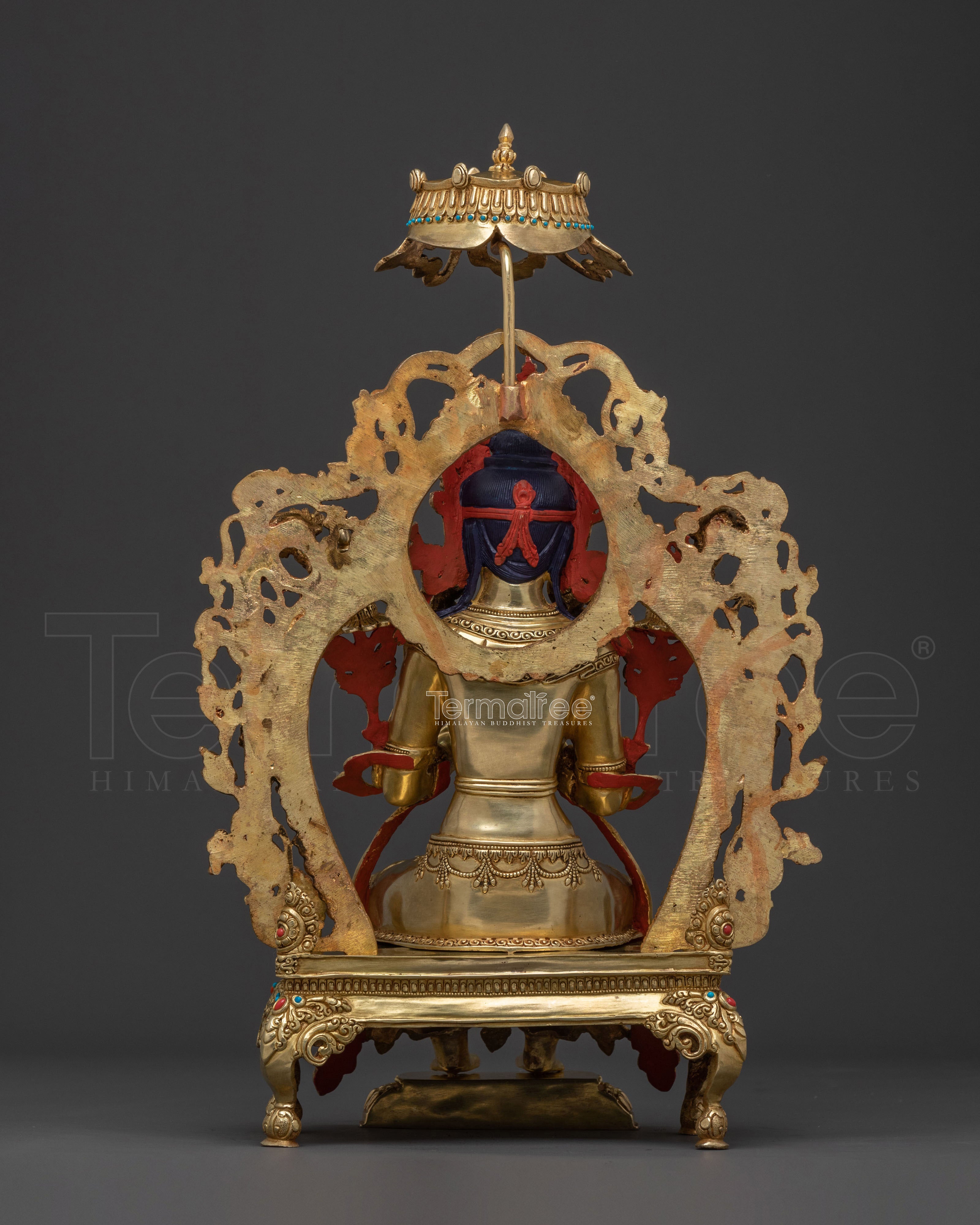 Maitreya Buddha Statue – 24K Gold Gilded | The Hope of Future