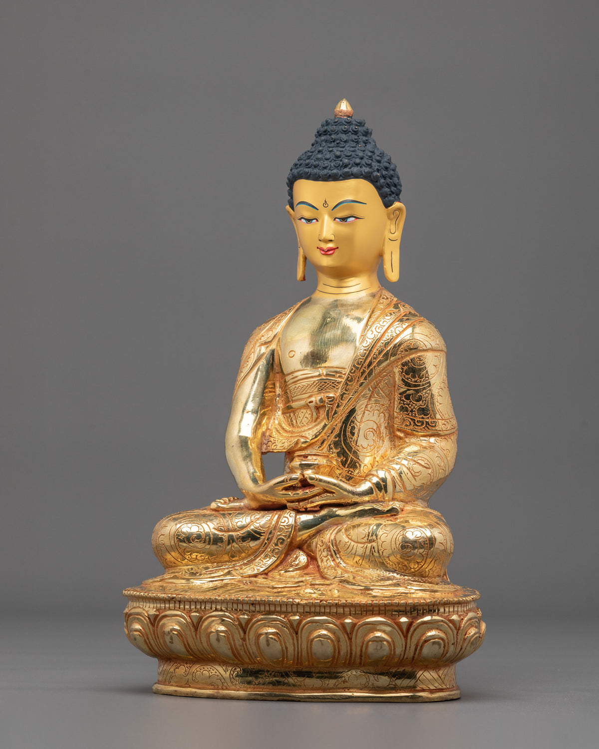 Handmade Amitabha Buddha Copper Sculpture