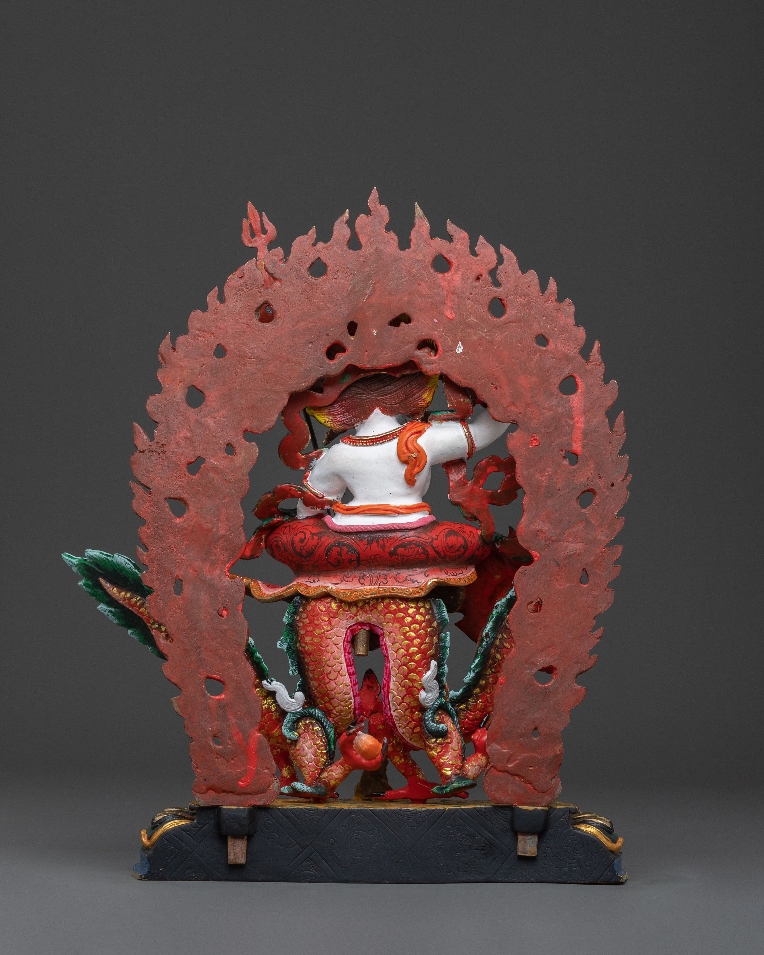 White Dzambhala Sacred Idol for Financial Blessings & Good Fortune