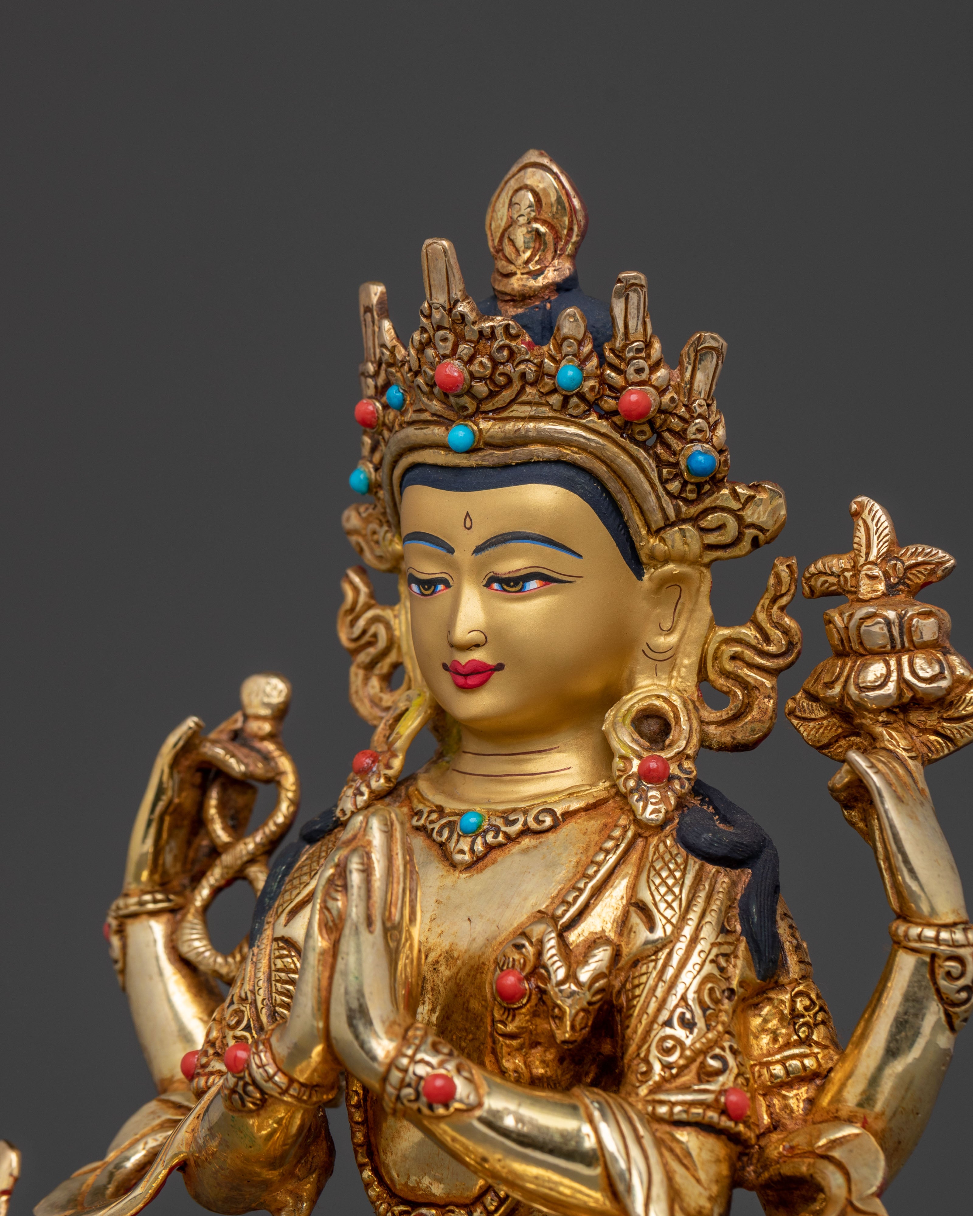 Protector Chenrezig Statue | Avalokiteshvara Figurine