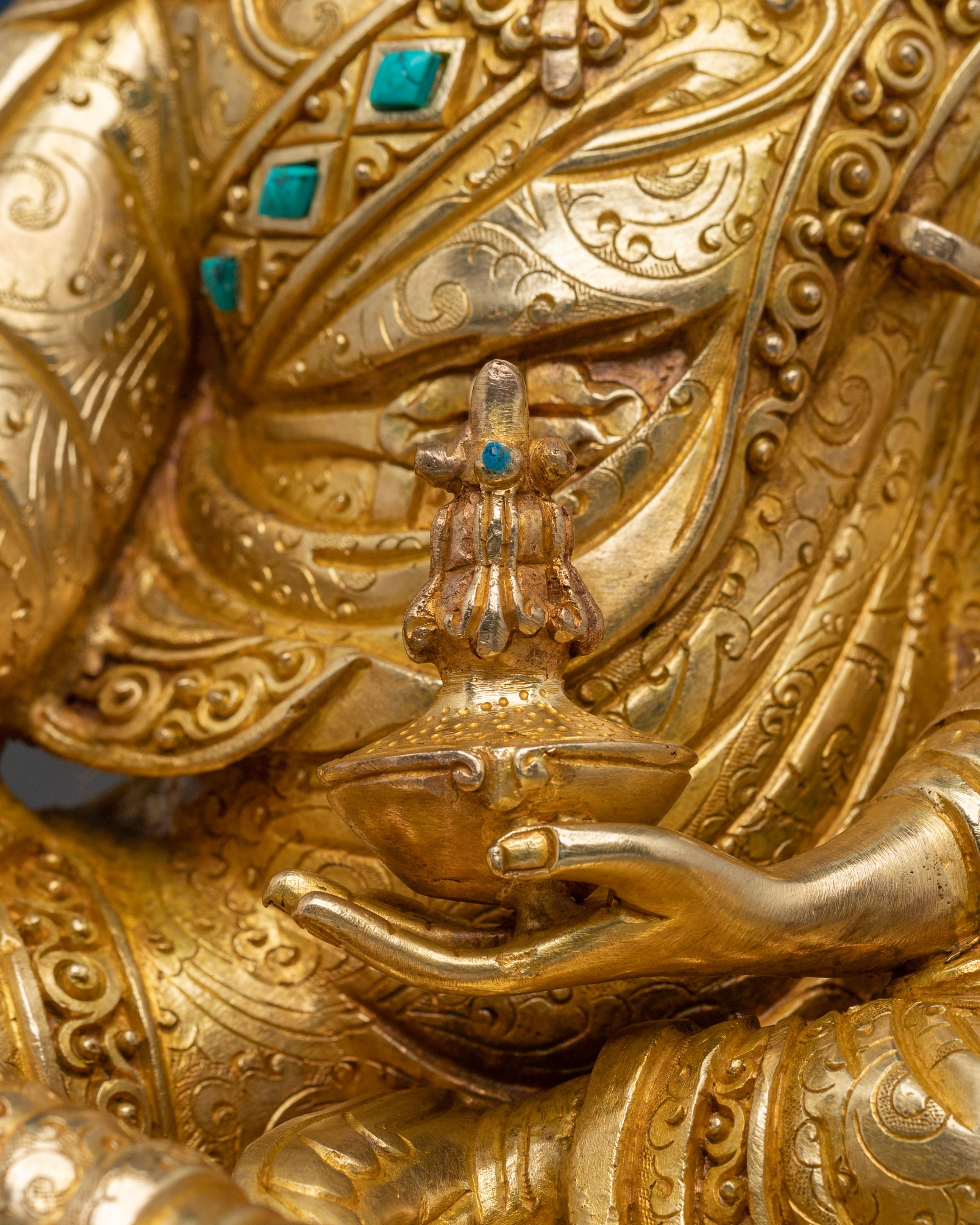 Handcrafted Guru Rinpoche Statue | Home Decor