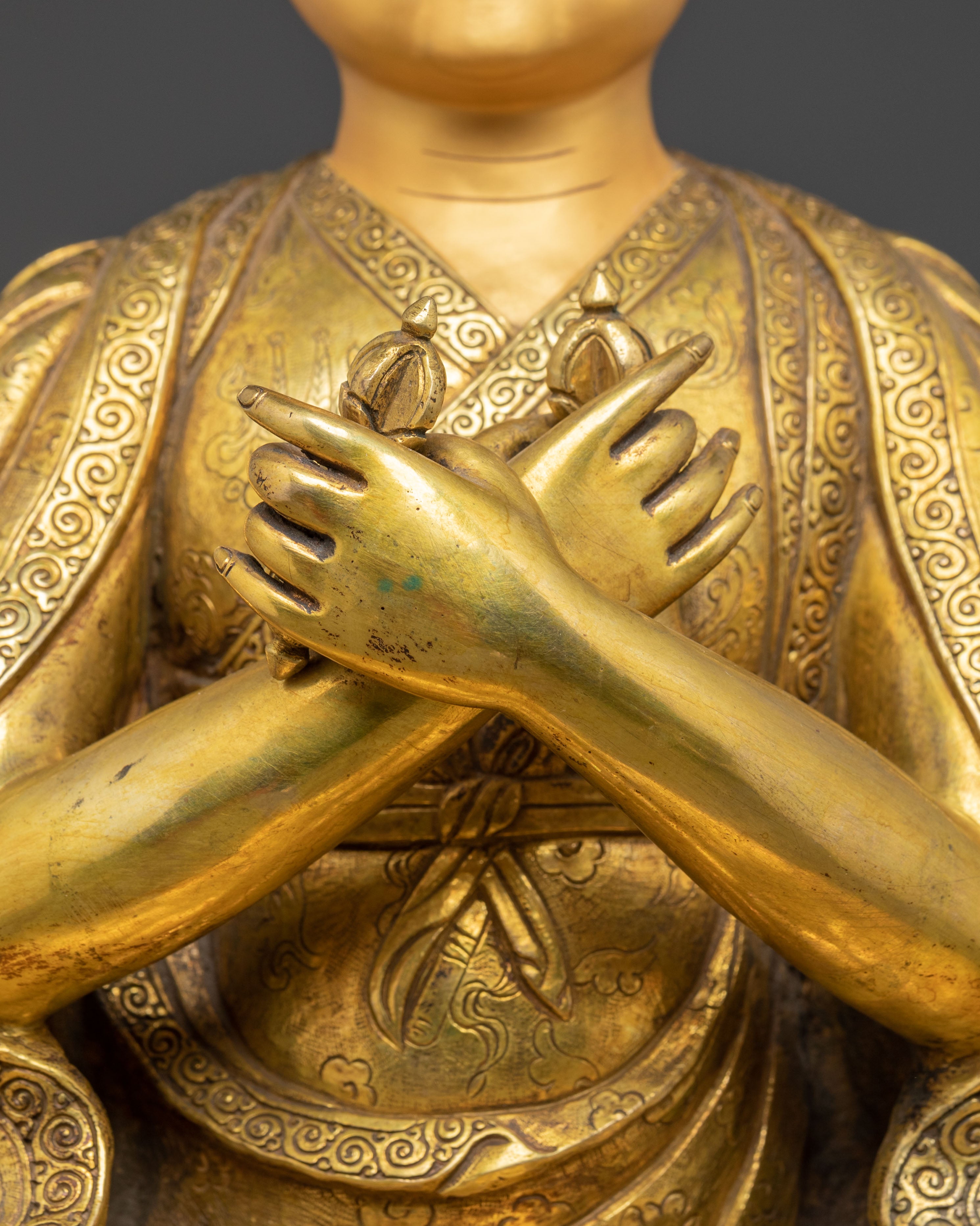 Handmade Statue Of Master Karmapa | Tibetan Buddhist Master