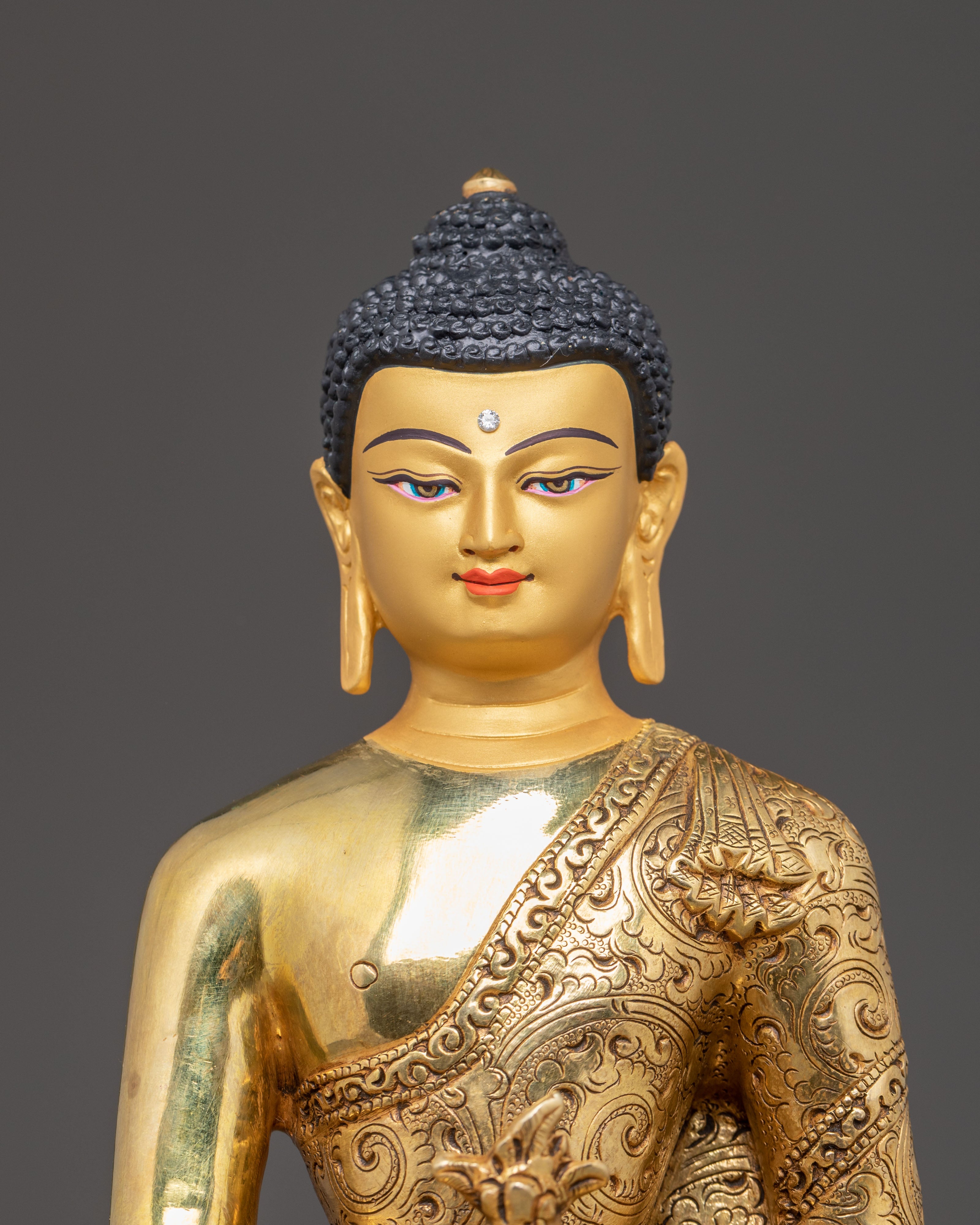Serene Radiant Healing Buddha Statue | Symbol of Enlightenment