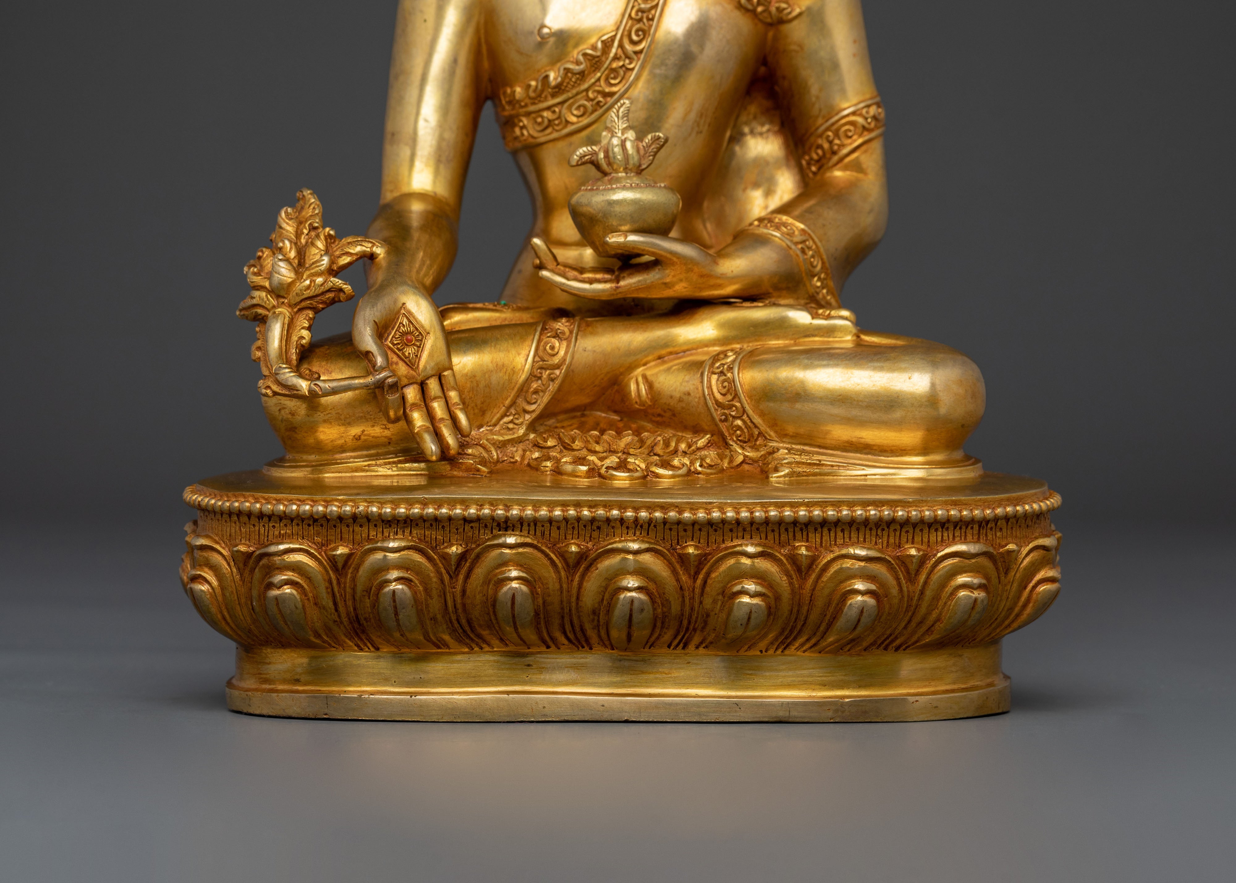 Bhaiṣajyaguru Handmade Statue | Buddha of Healing