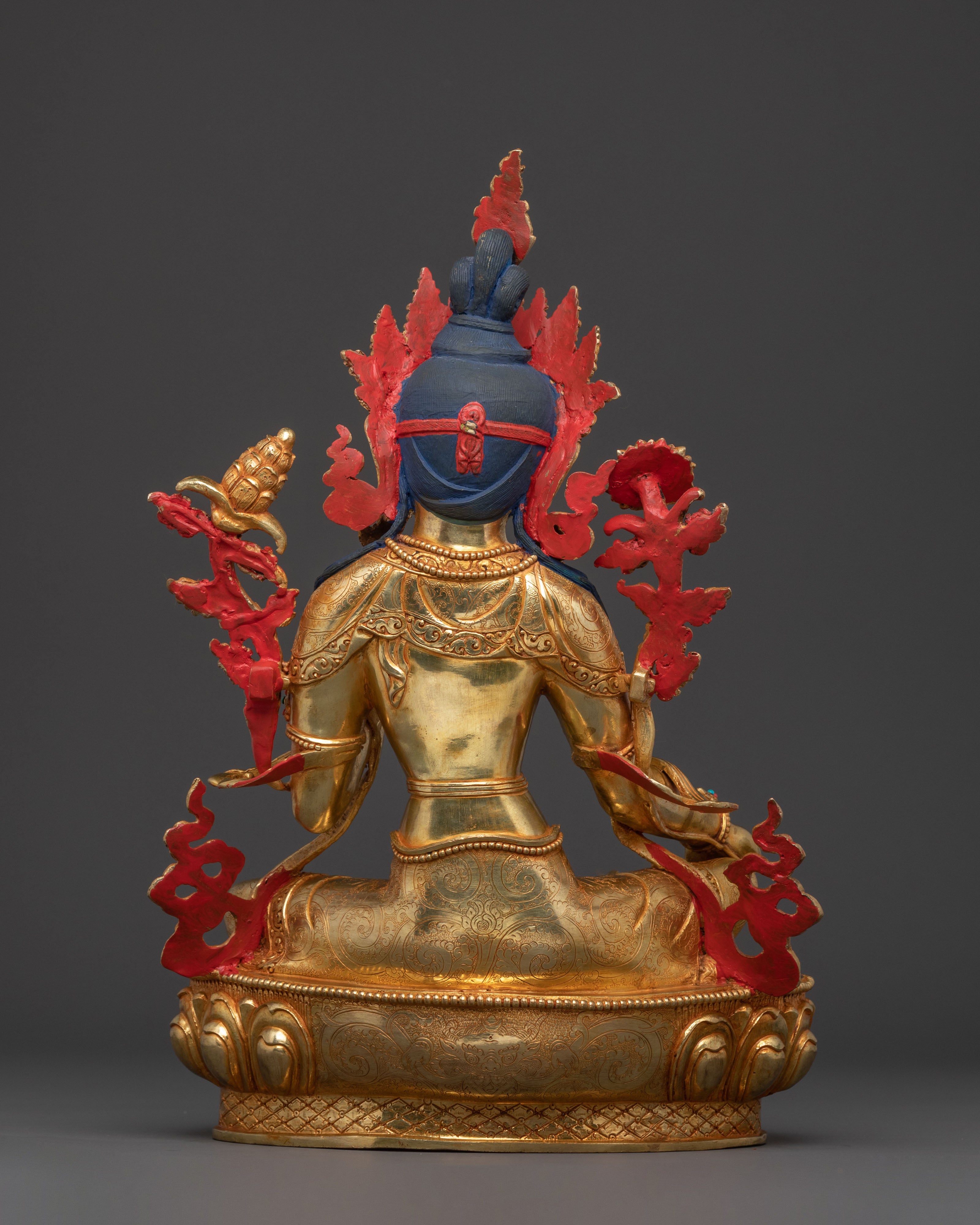 Goddess Green Tara Sacred Statue | Spiritual Icon for Altar