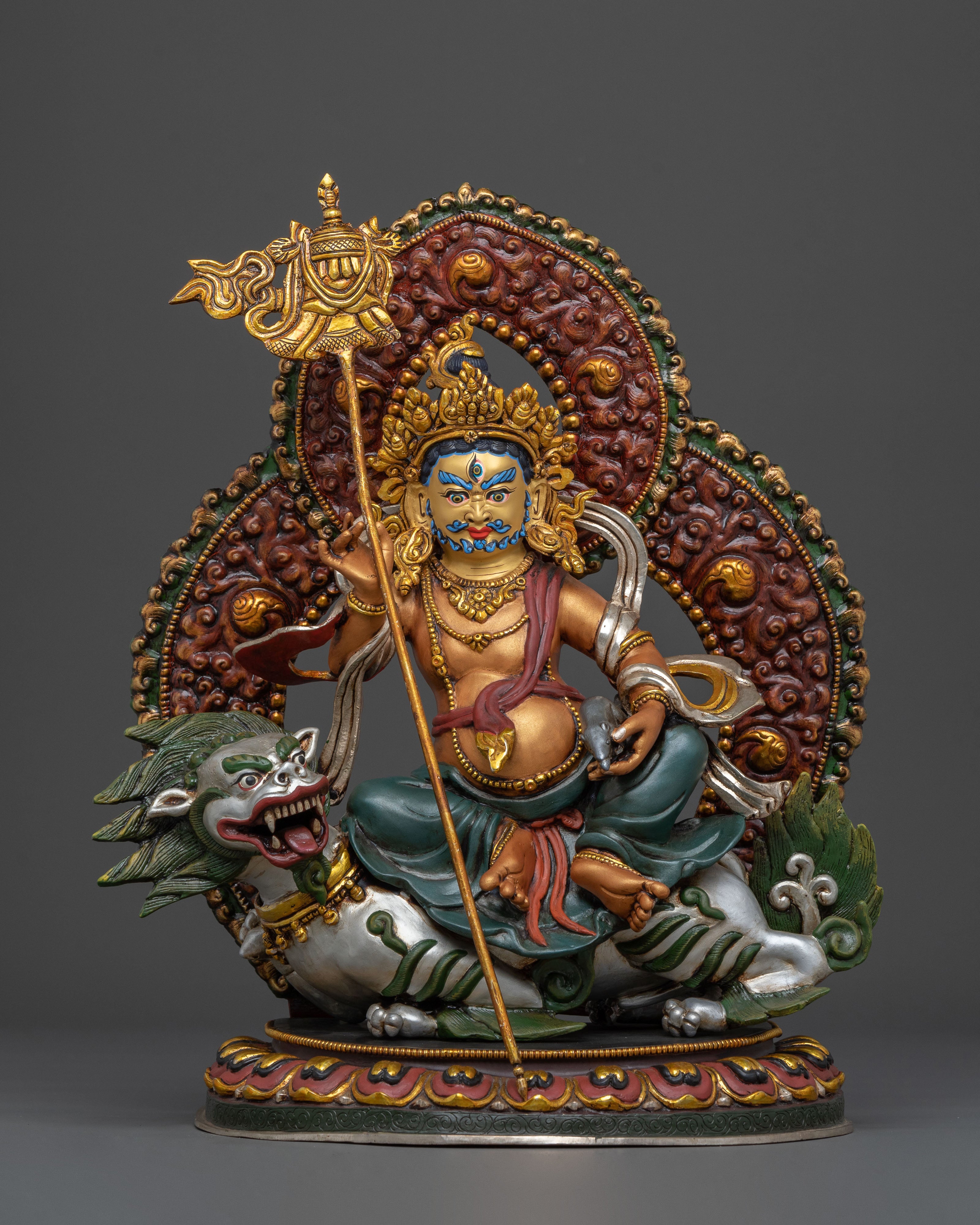 Namtoshe Wealth Guardian Statue | Wrathful Protector Deity