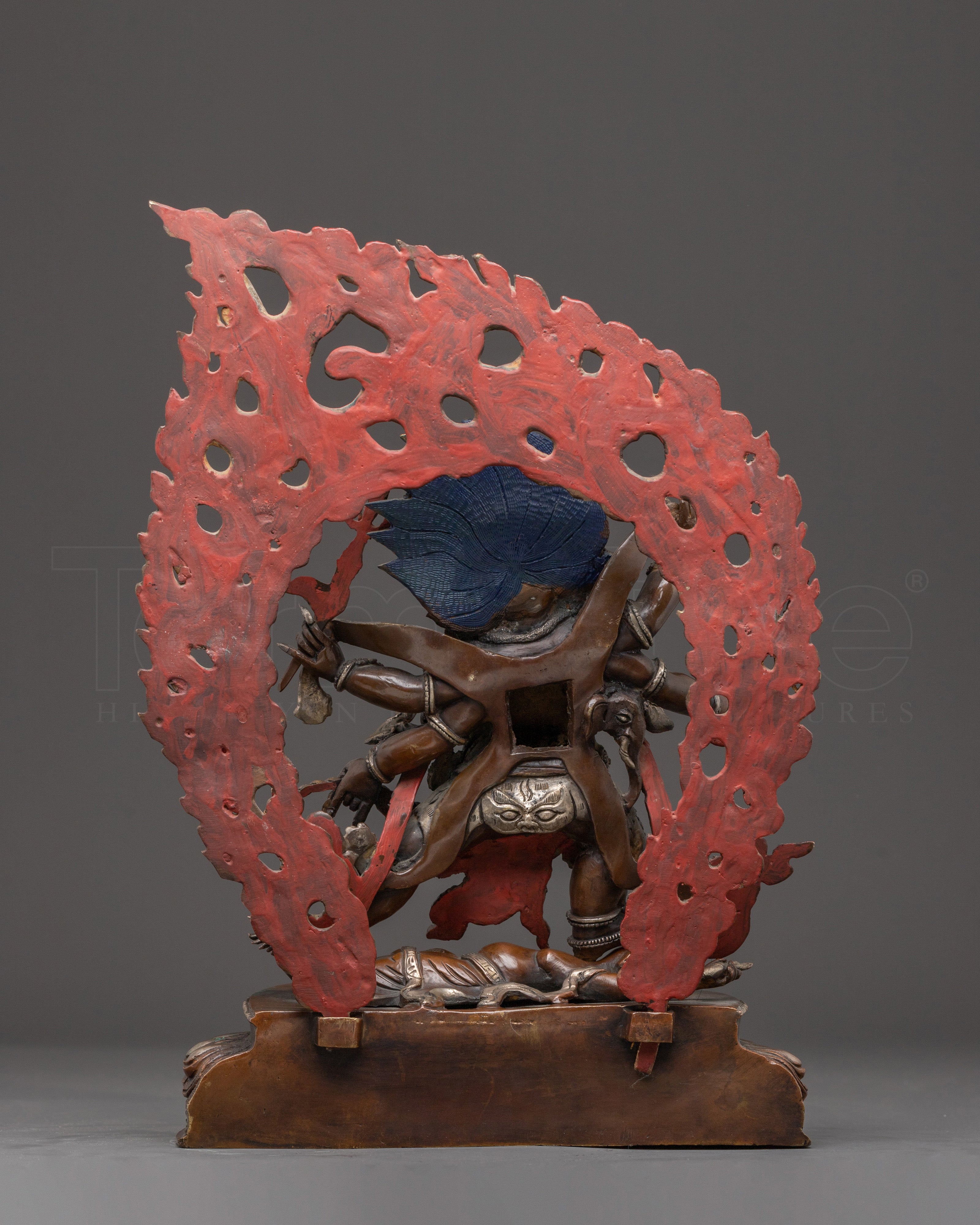 Six Armed Mahakala Statue : The Dharma Protector
