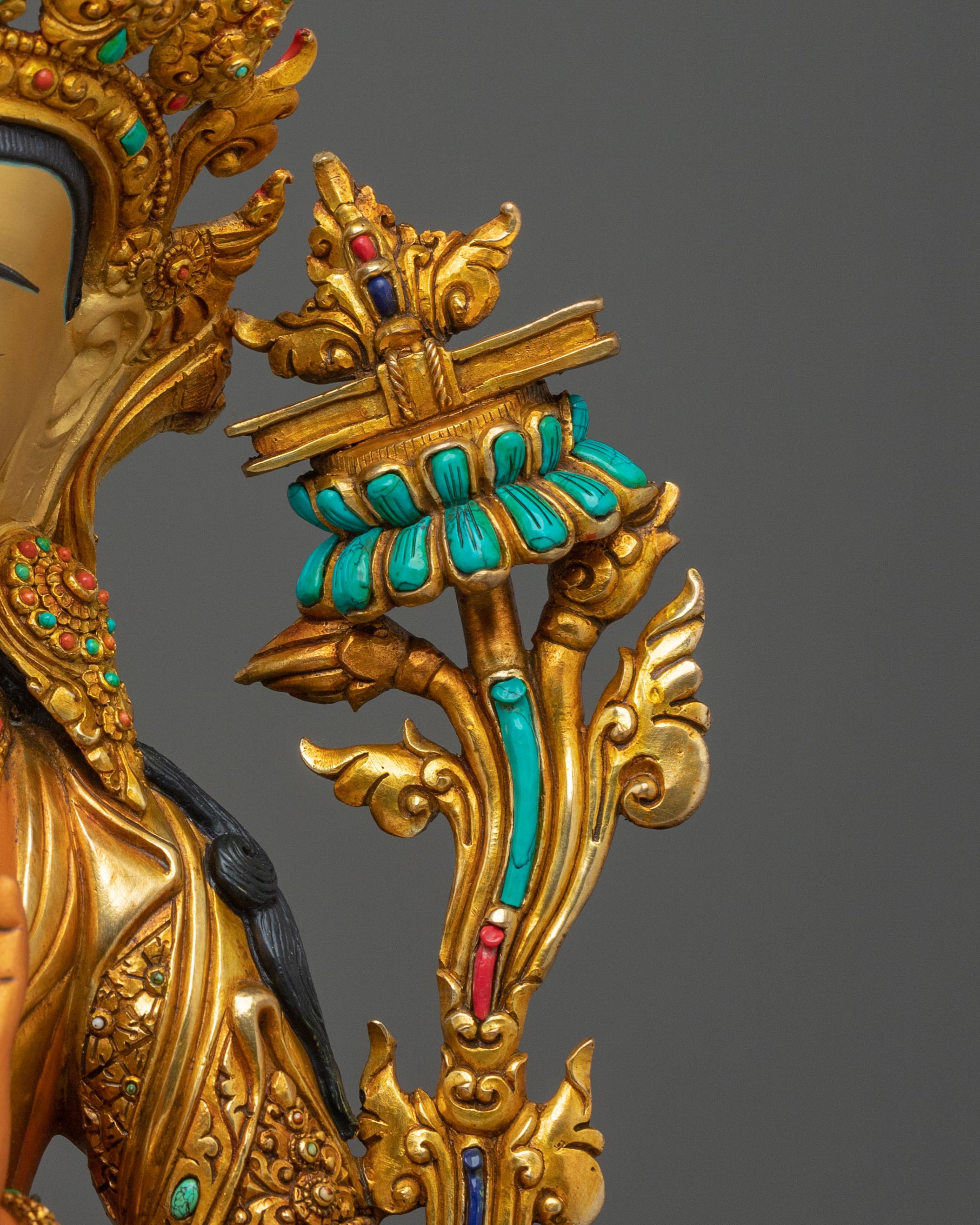 Manjughosa Sacred Statue | Tibetan Wisdom Deity