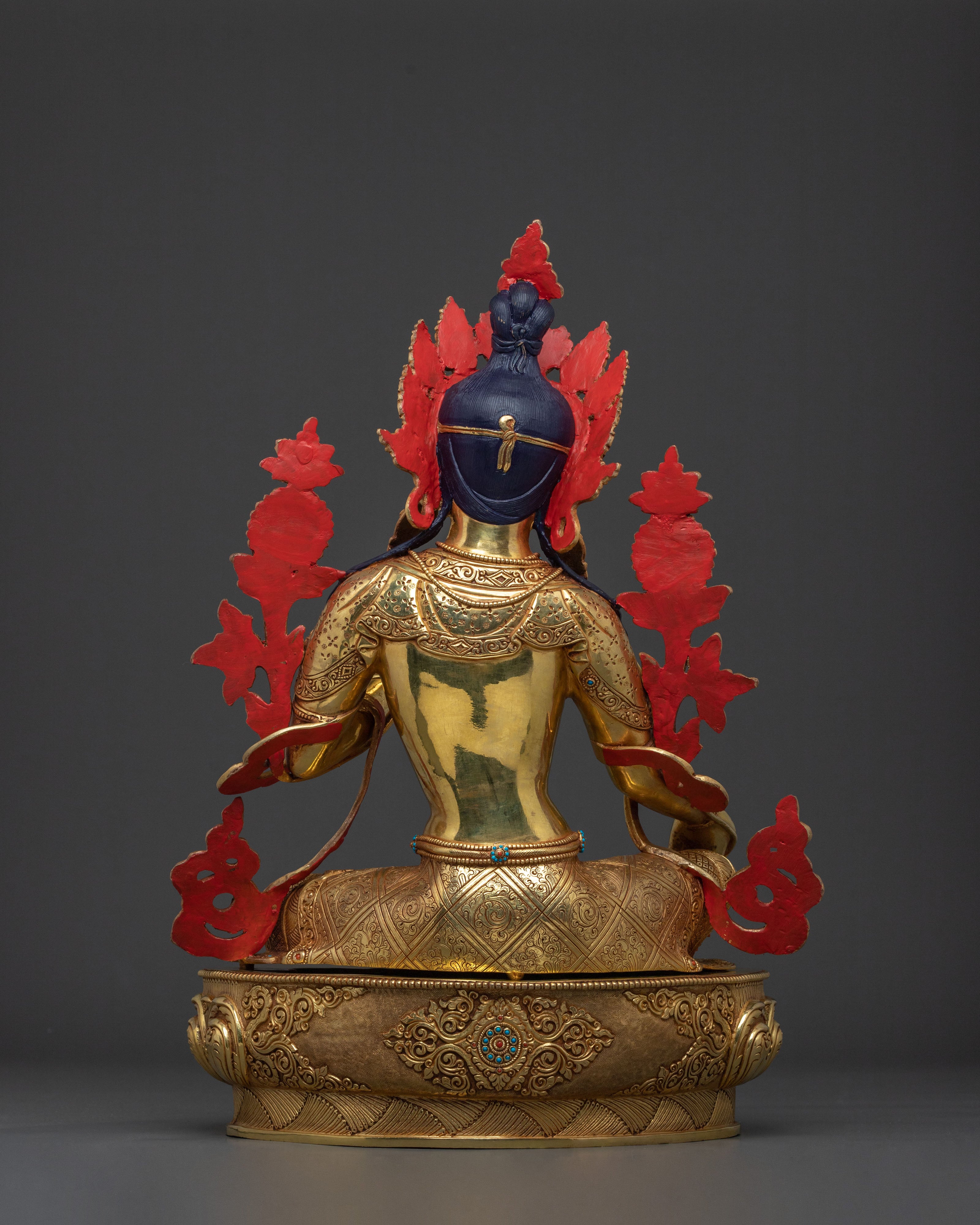 Handcrafted Green Tara Statue | Symbol of Healing