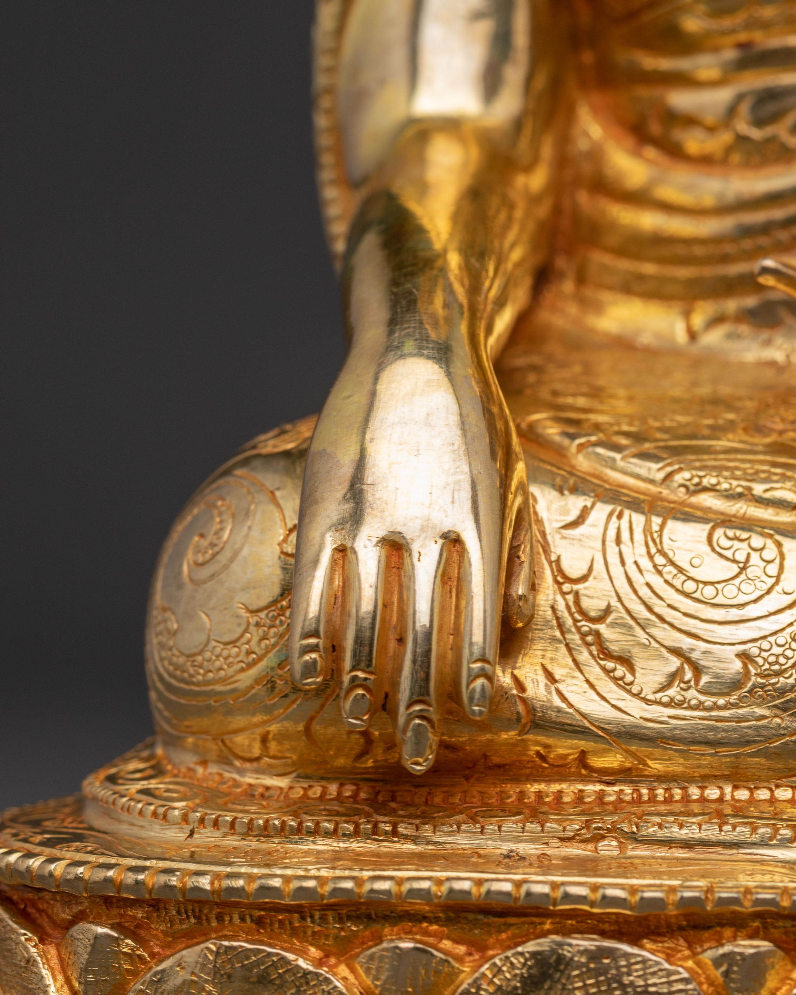 Handcrafted Guru Shapdum Sculpture | Meditation Altar Decor