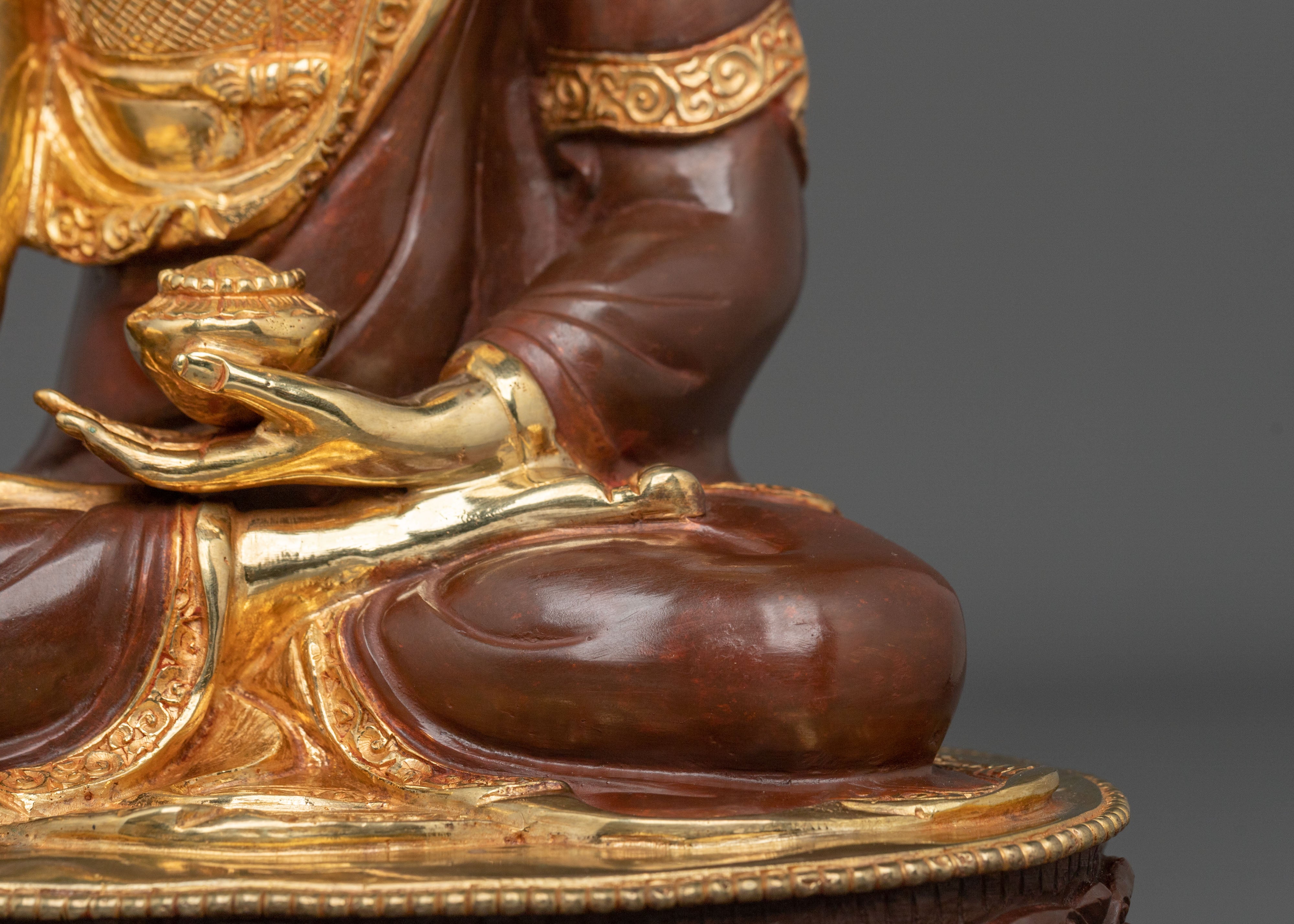 Handcrafted Shakyamuni Buddha Vajrayana Sculpture