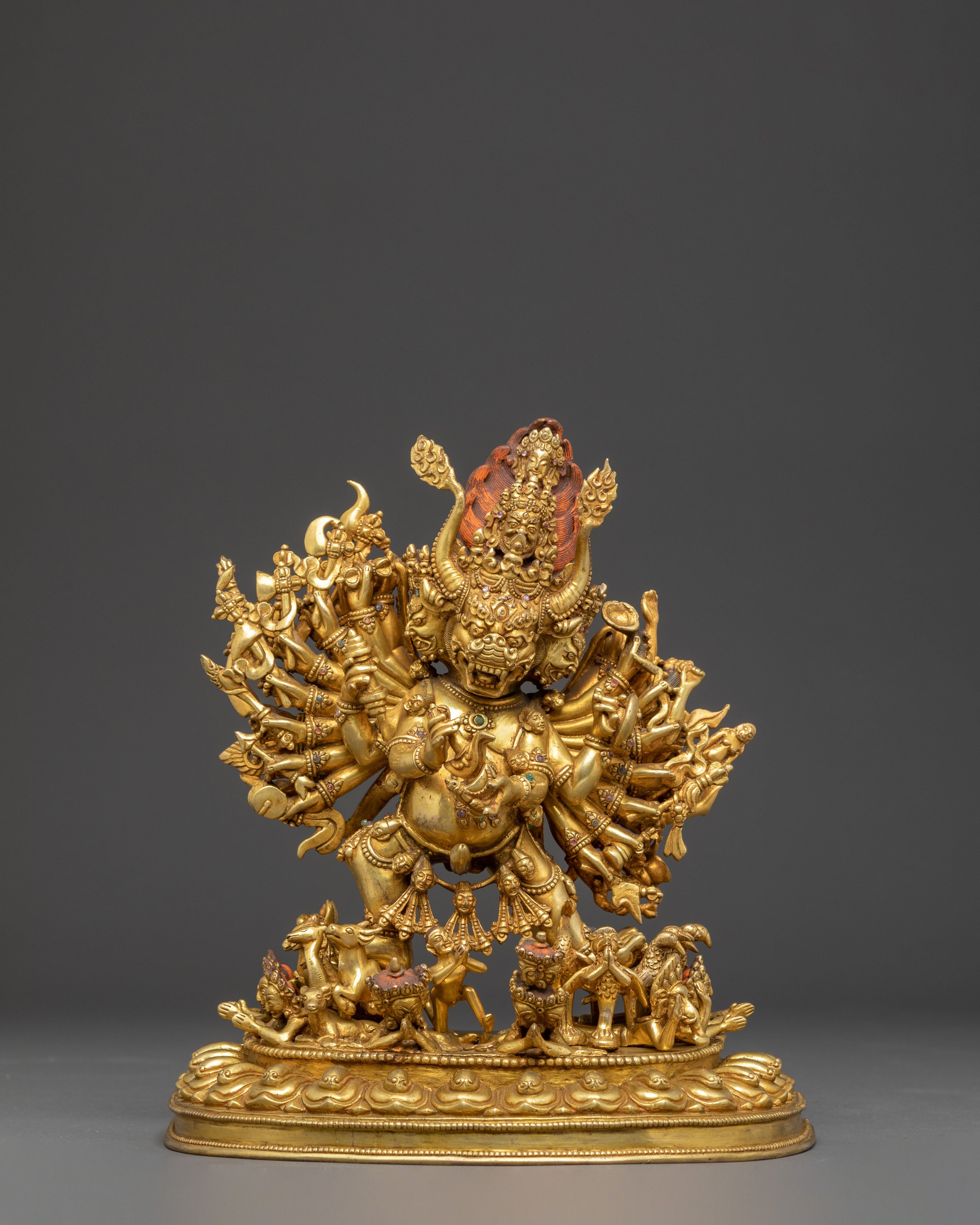 Handcrafted Protection Statue of Yamantaka | Fierce Protector