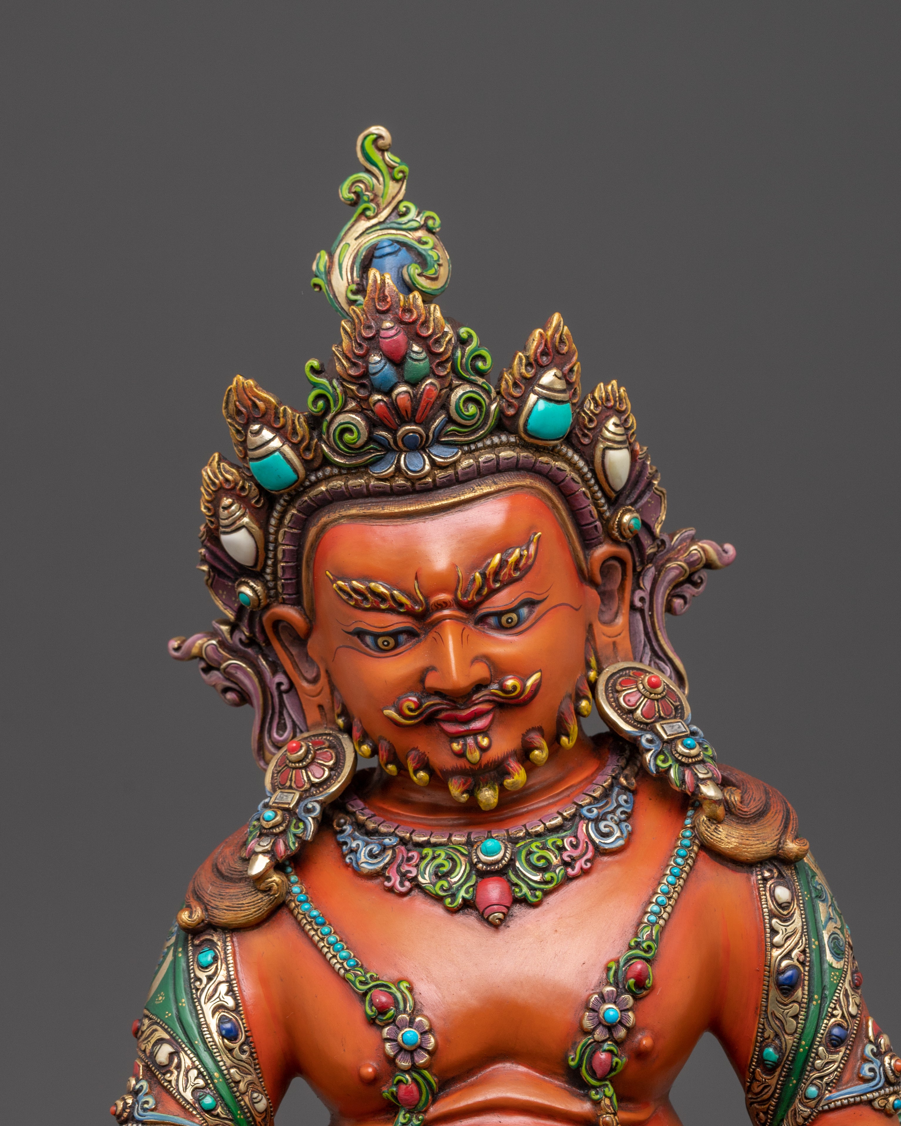 Handmade Nepalese Statue of Dzambhala | Guardian of Wealth