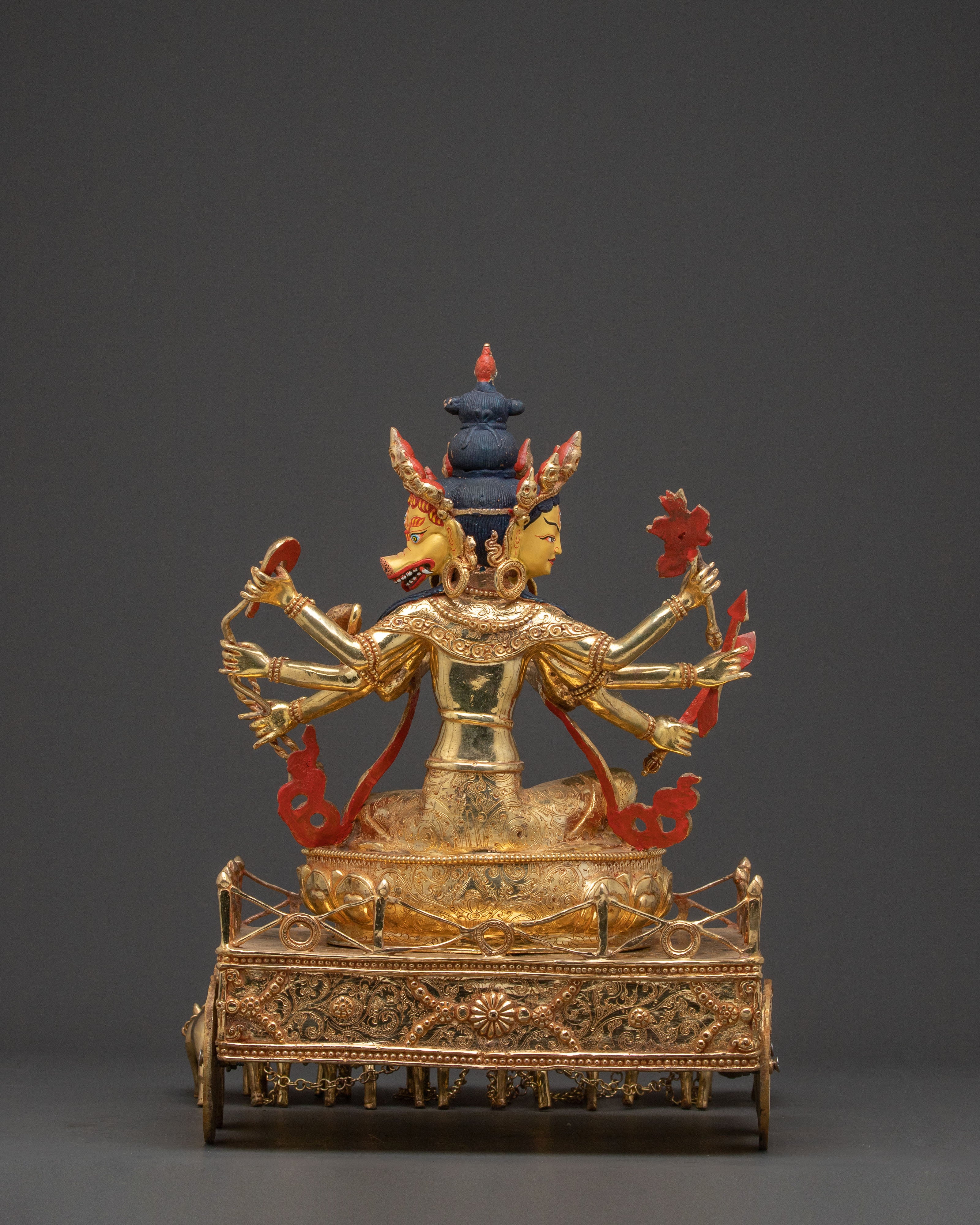 Marici Gold Gilded Sacred Statue - Radiant Protector Art