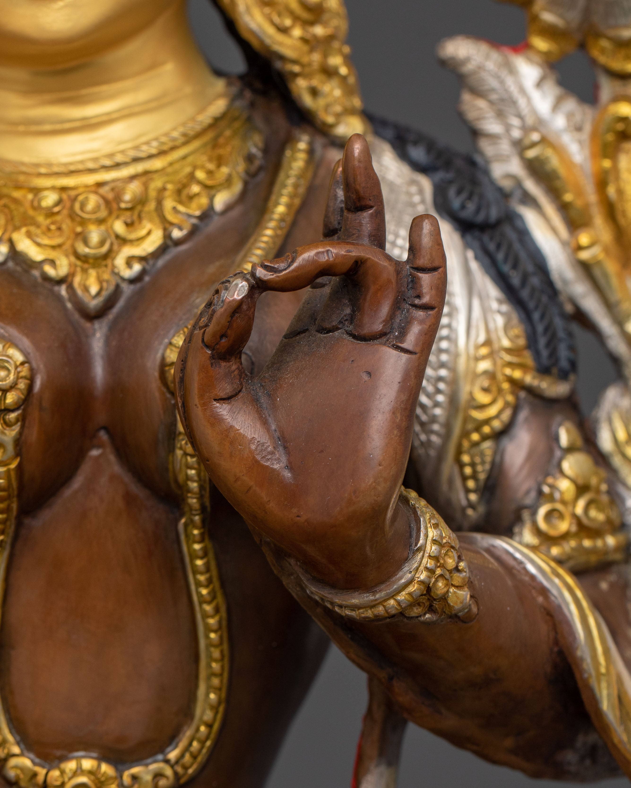 Green Tara Buddhist Guardian Statue | Sacred Protector and Guide to Liberation