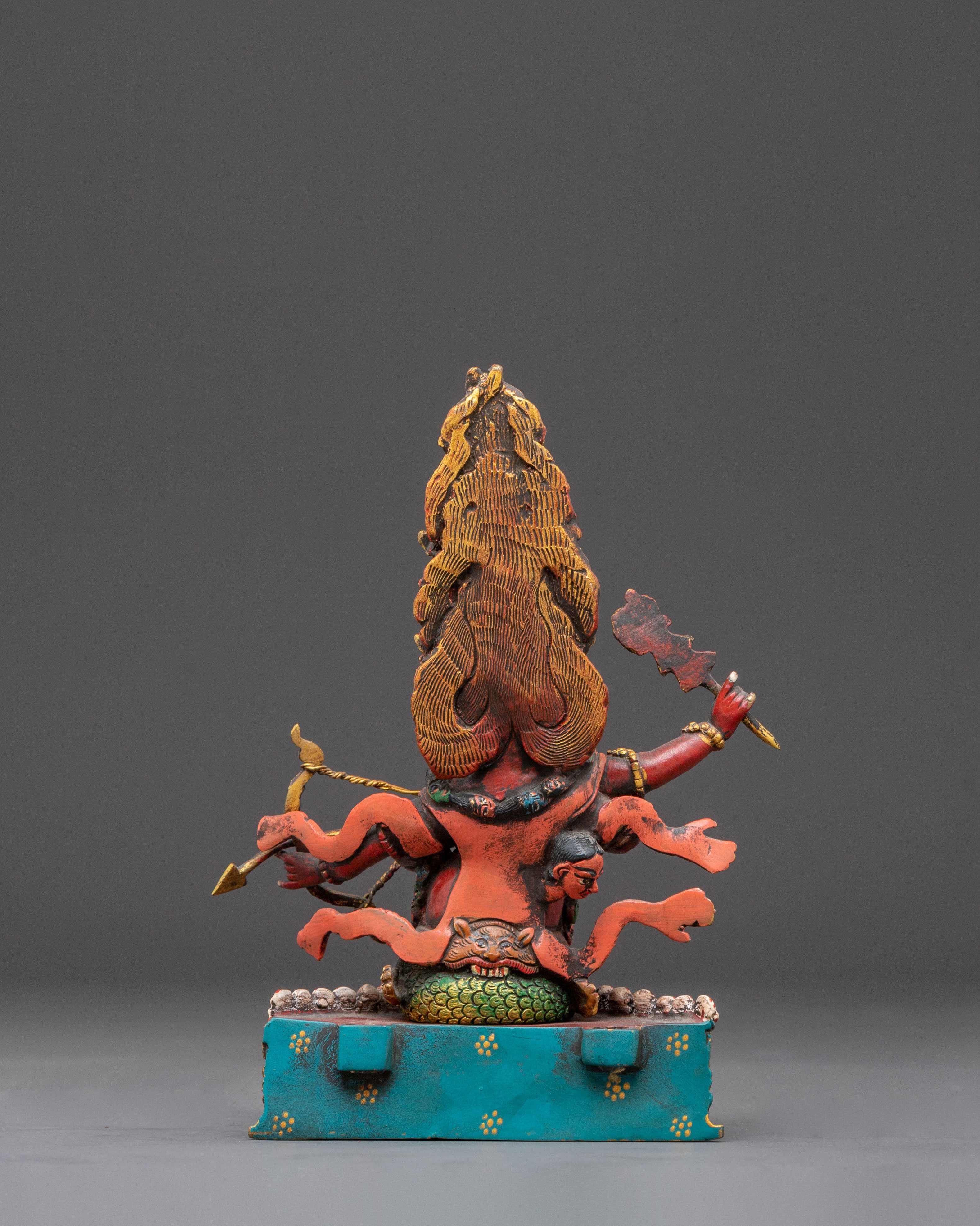 Statue of Rahula: Guardian of Dharma | Tibetan Buddhism Artwork