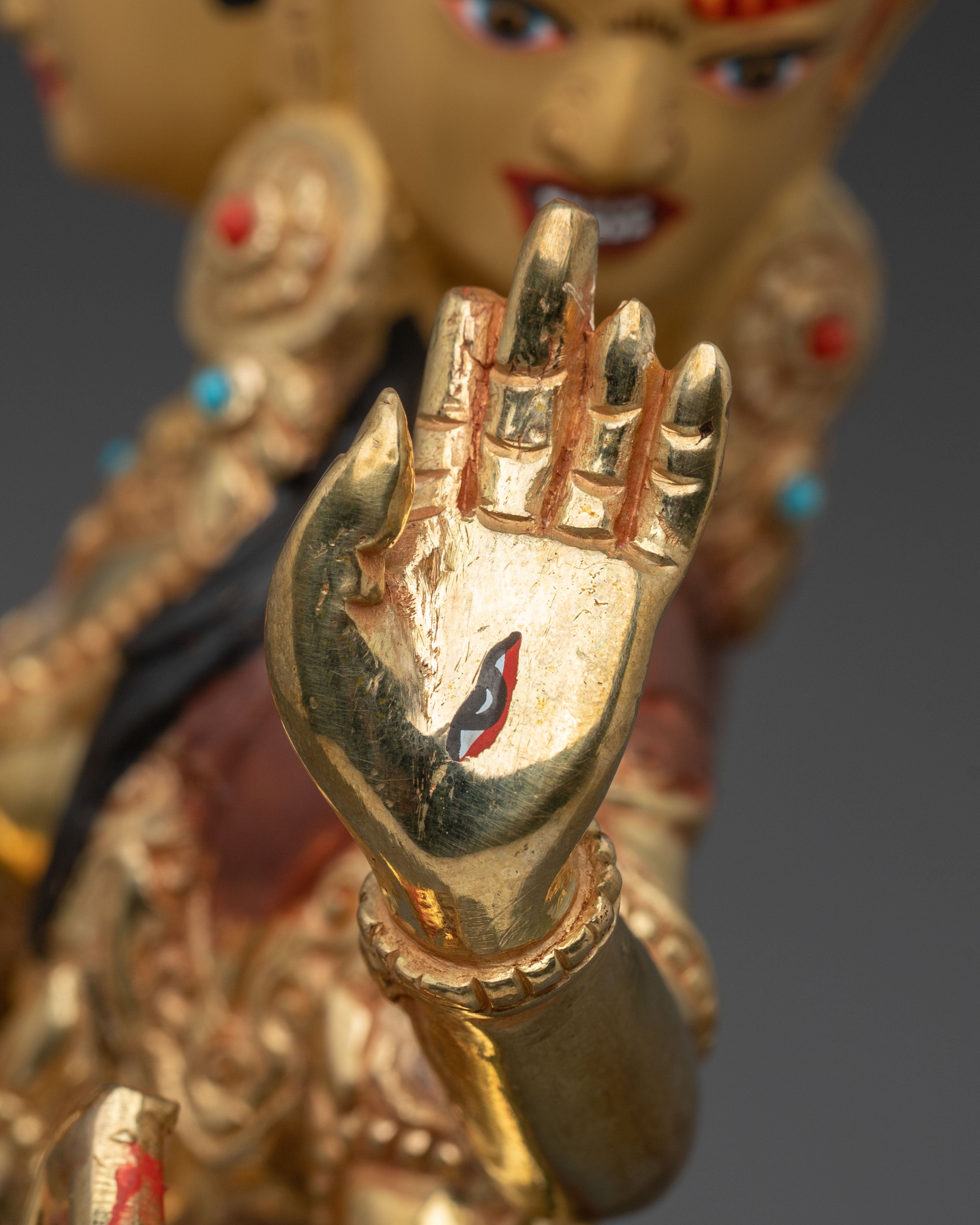 Namgyalma Statue | 24K Gold Gilded Goddess Figurine