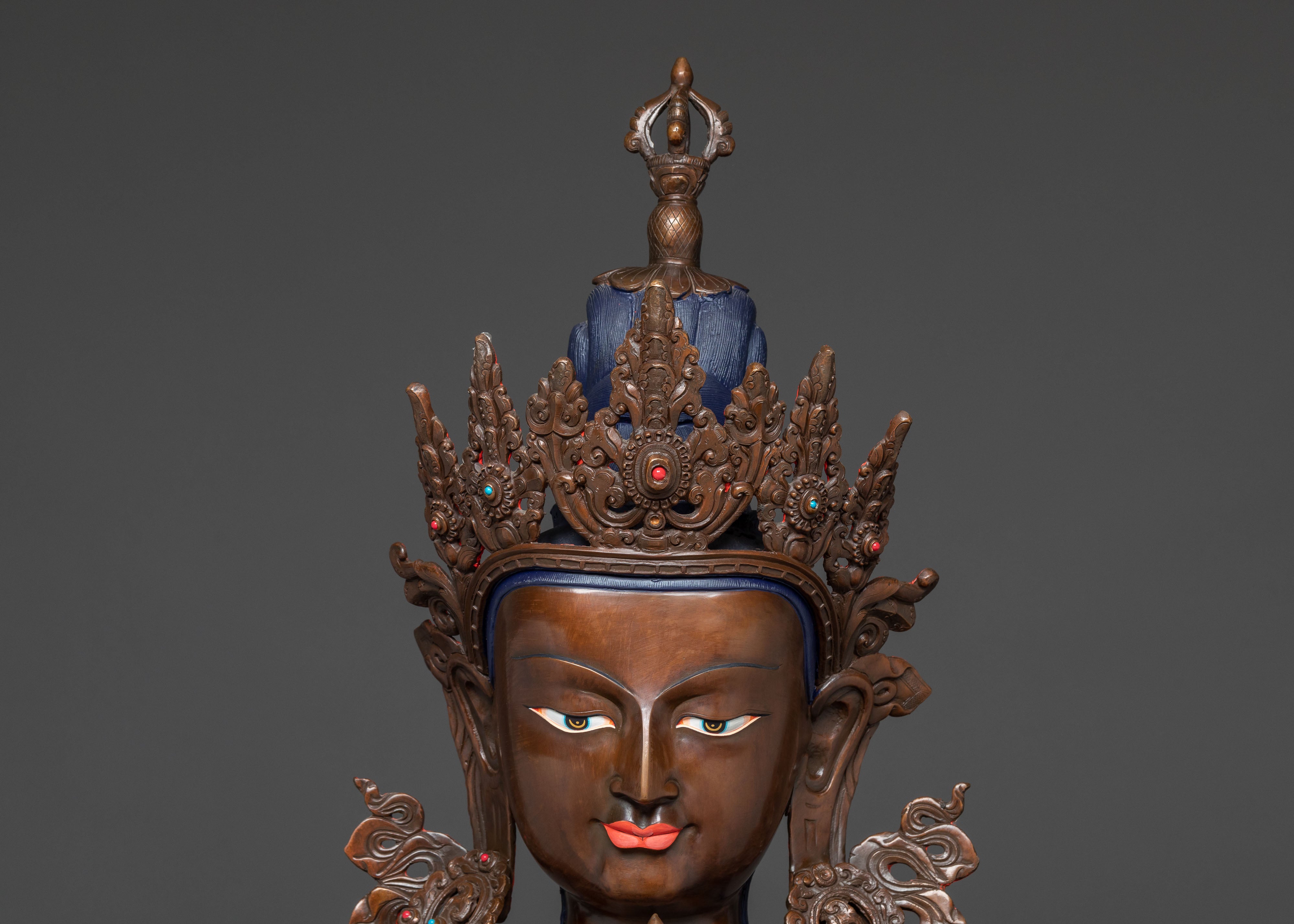 Vajrasattva Statue for Altar Decor | Nepali Handcrafted Statue