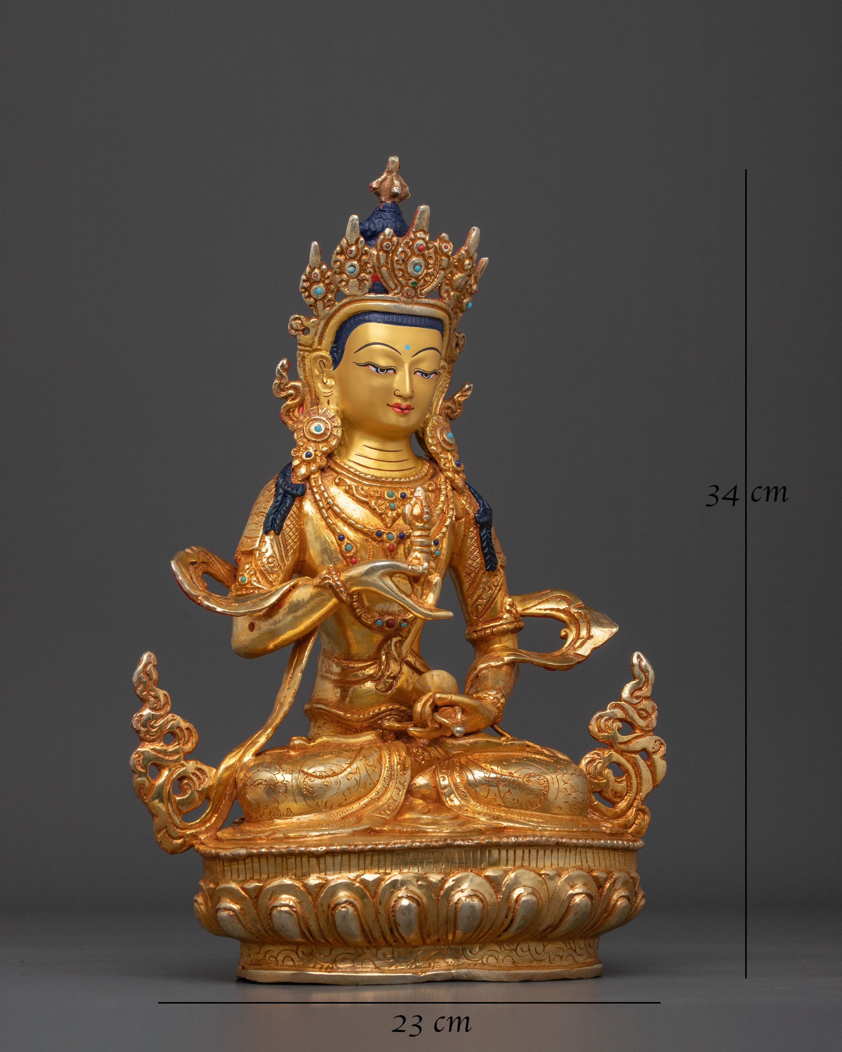 Handmade Vajrasattva Buddhist Statue | Spiritual Home Decor